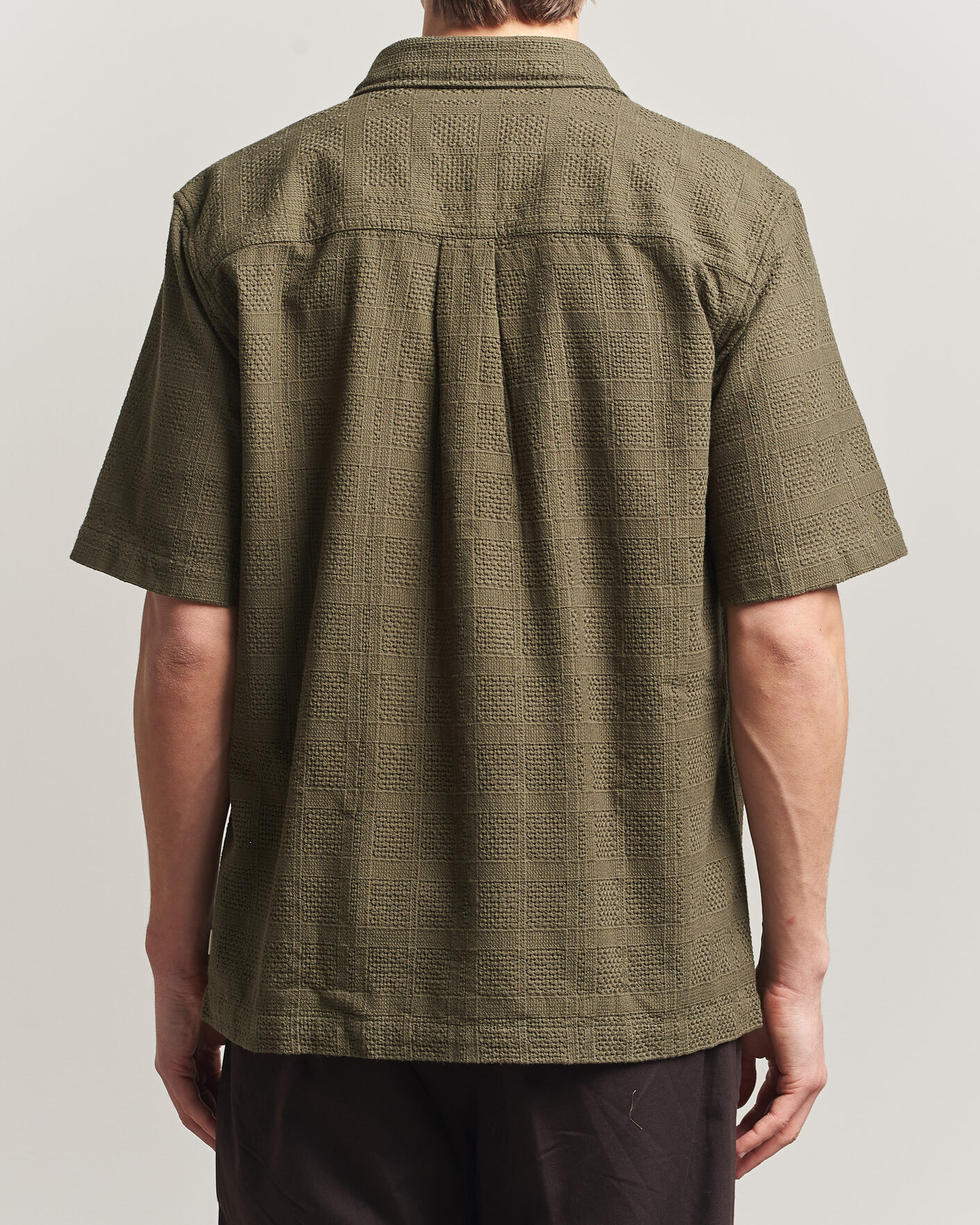 Men | Shirts | LES DEUX | Charlie Short Sleeve Shirt Olive Night