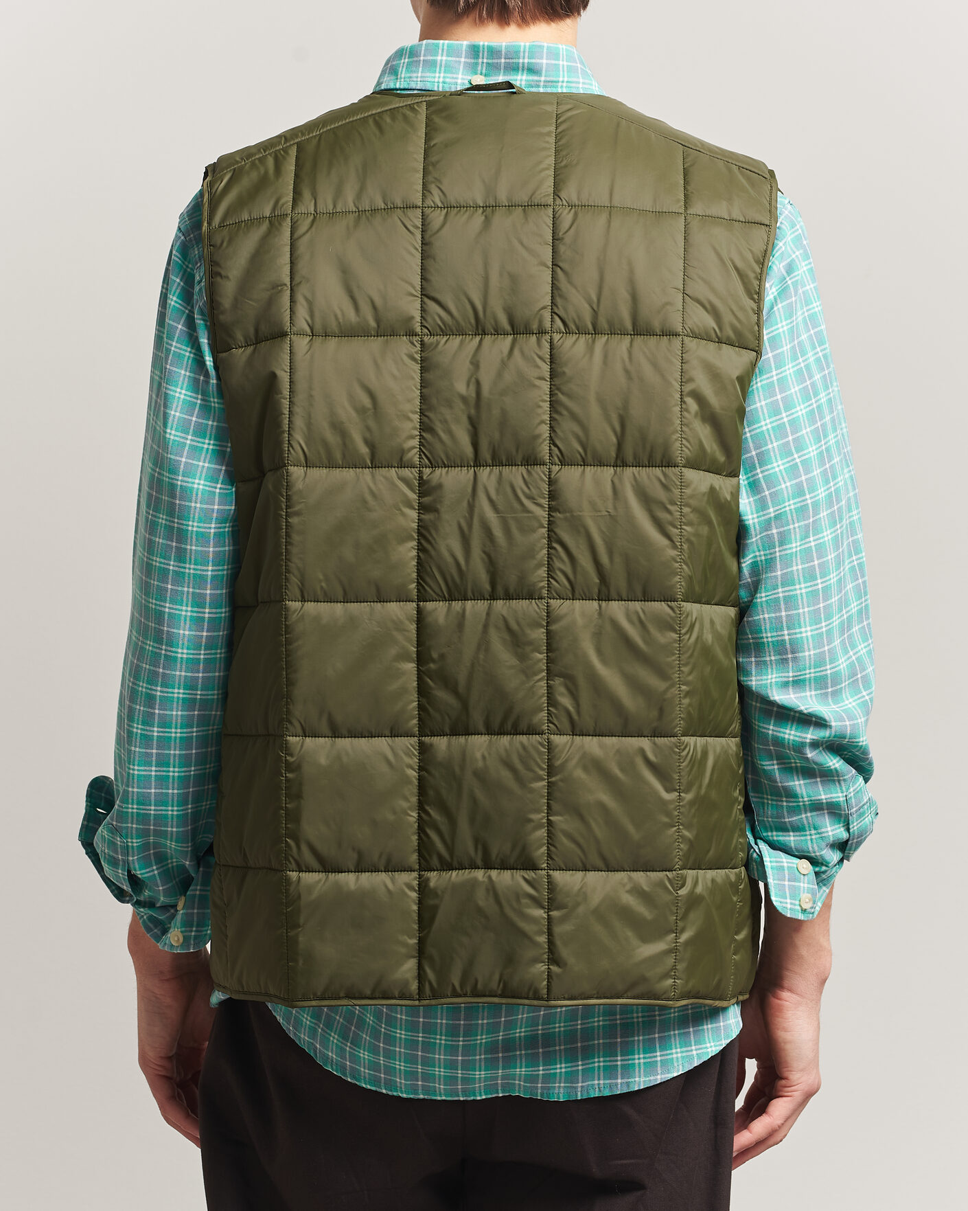 Men | Gilets | LES DEUX | Matt Quilted Vest Olive Night