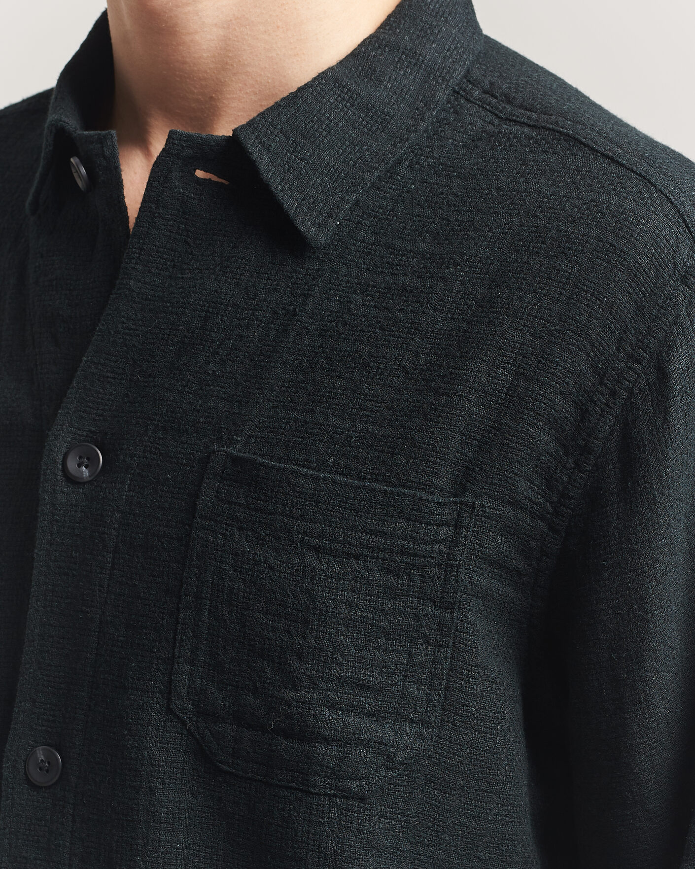 Men | Shirts | LES DEUX | Hamilton Overshirt Black