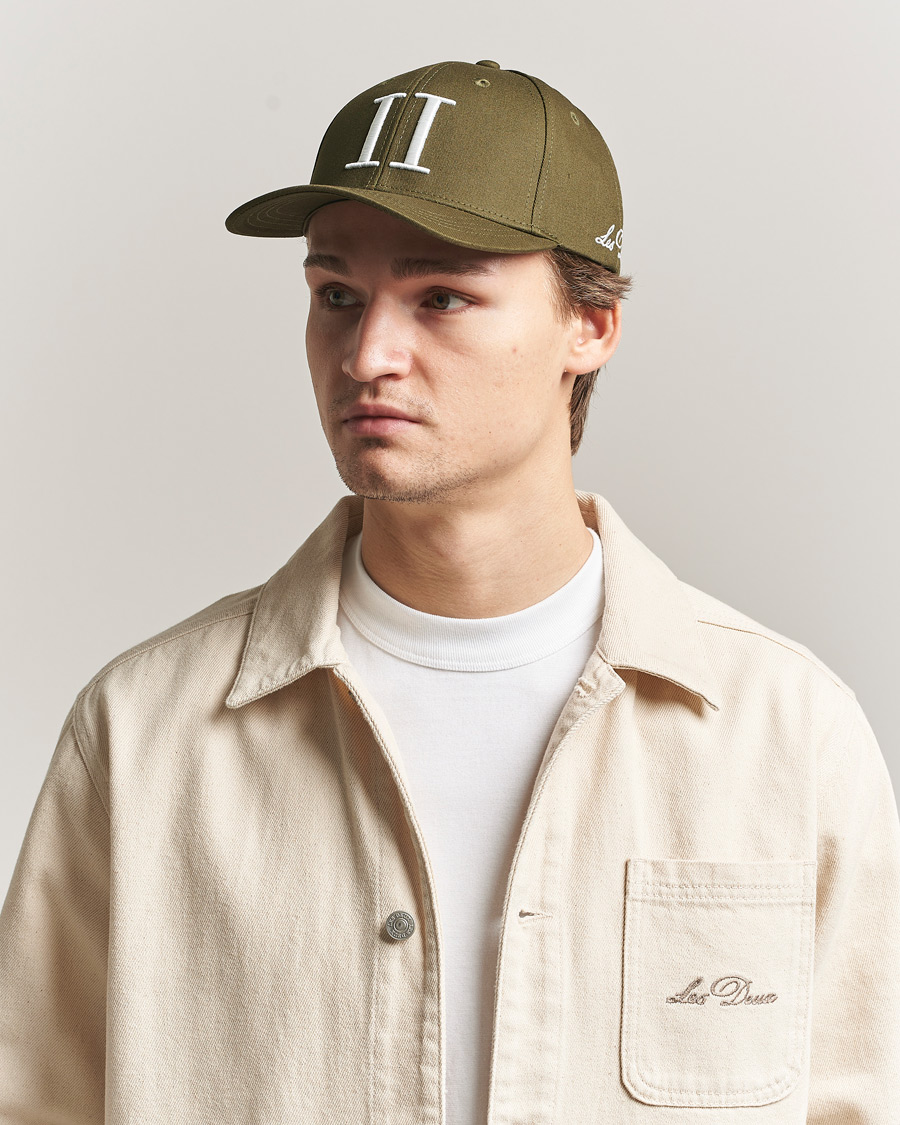 Men | Hats & Caps | LES DEUX | Encore Organic Baseball Cap Olive Night