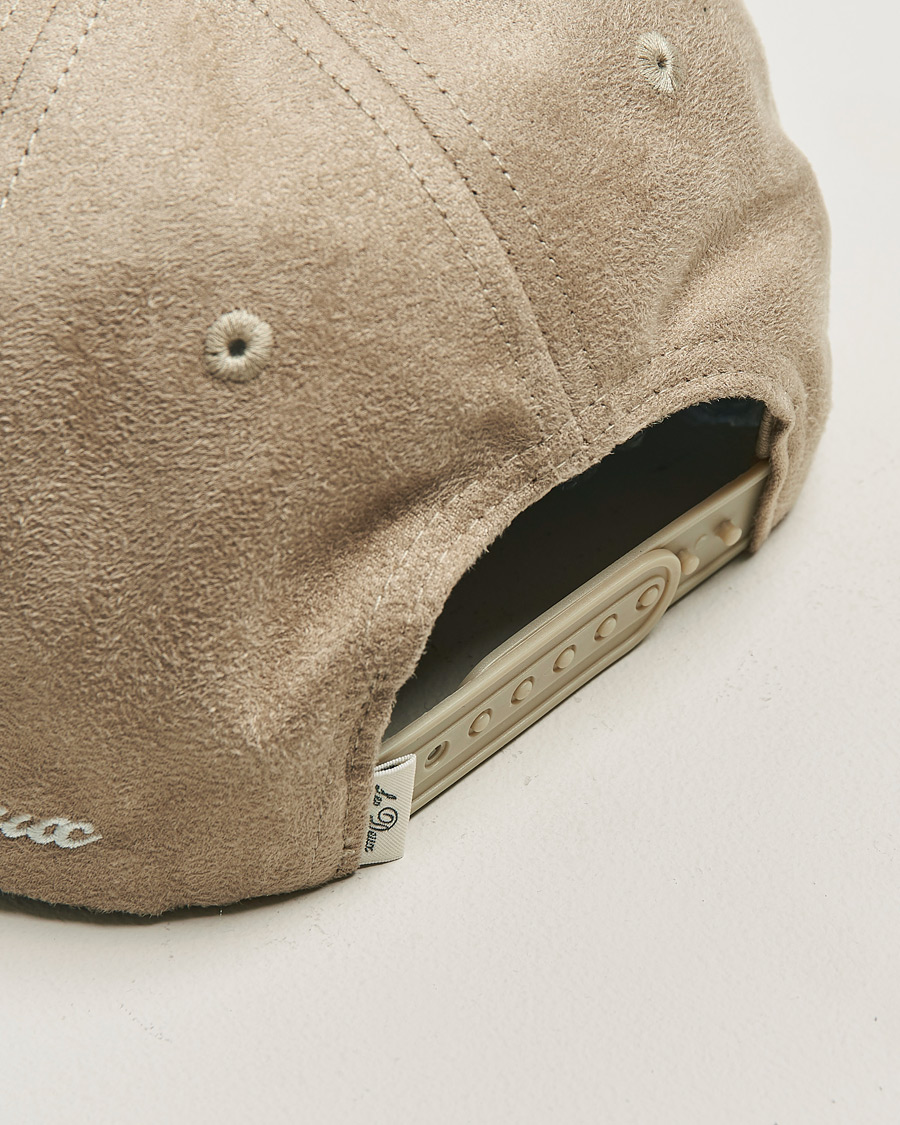 Men | Hats & Caps | LES DEUX | Encore Suede Baseball Cap Dark Sand