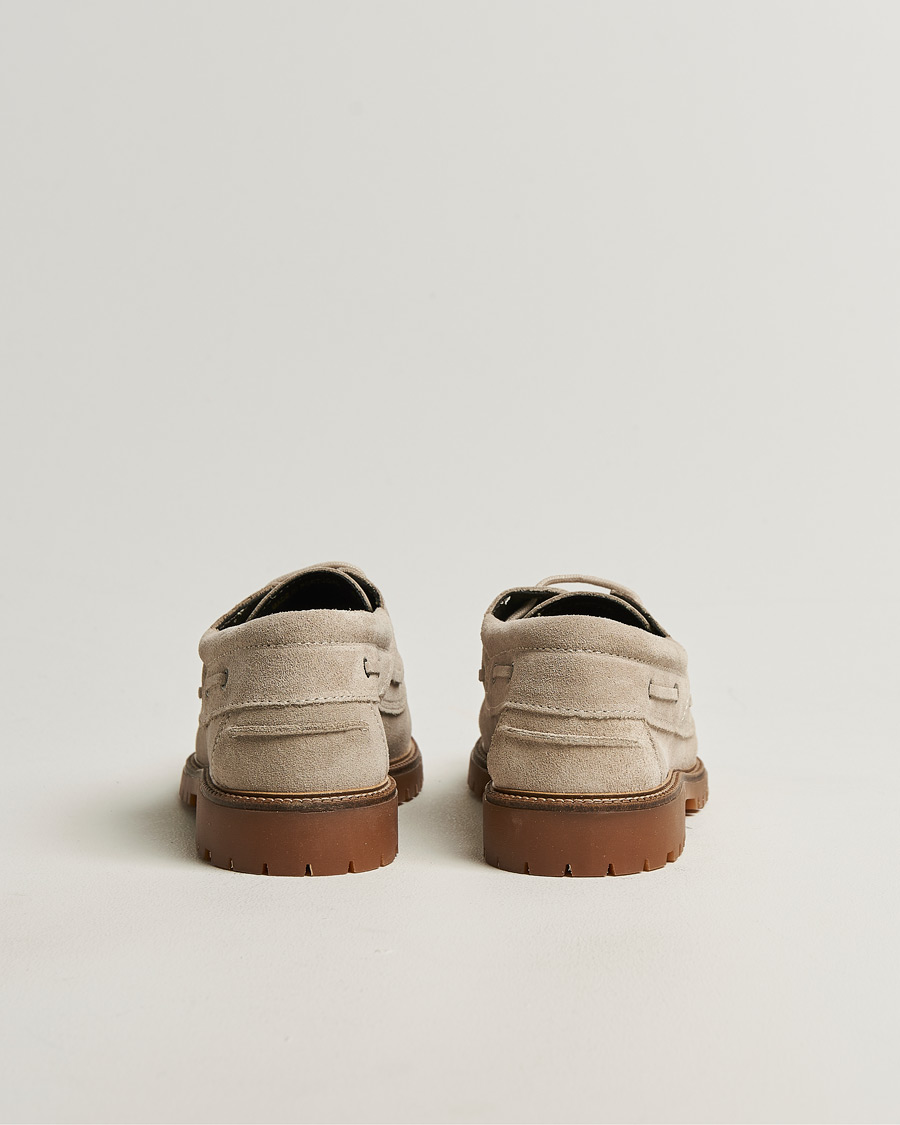 Men | Sneakers | LES DEUX | Taylor Suede Boat Shoe Light Sand