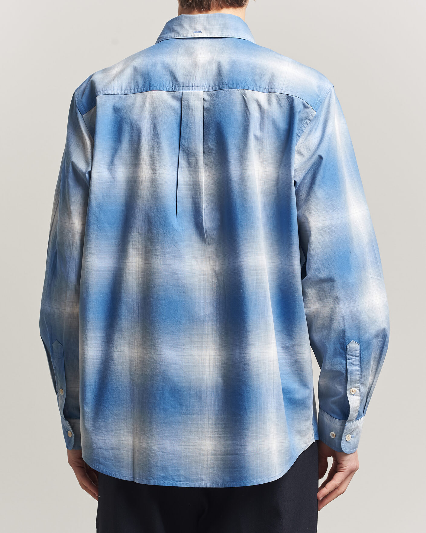 Men | Shirts | LES DEUX | Kent Shadowcheck Shirt Palace Blue