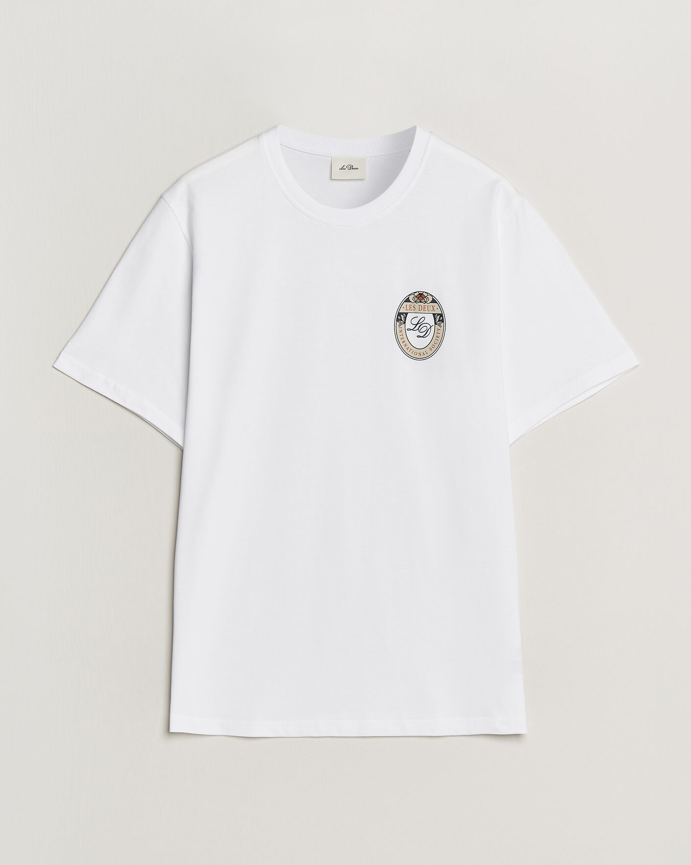 Men | T-Shirts | LES DEUX | Brday Emblem T-Shirt White