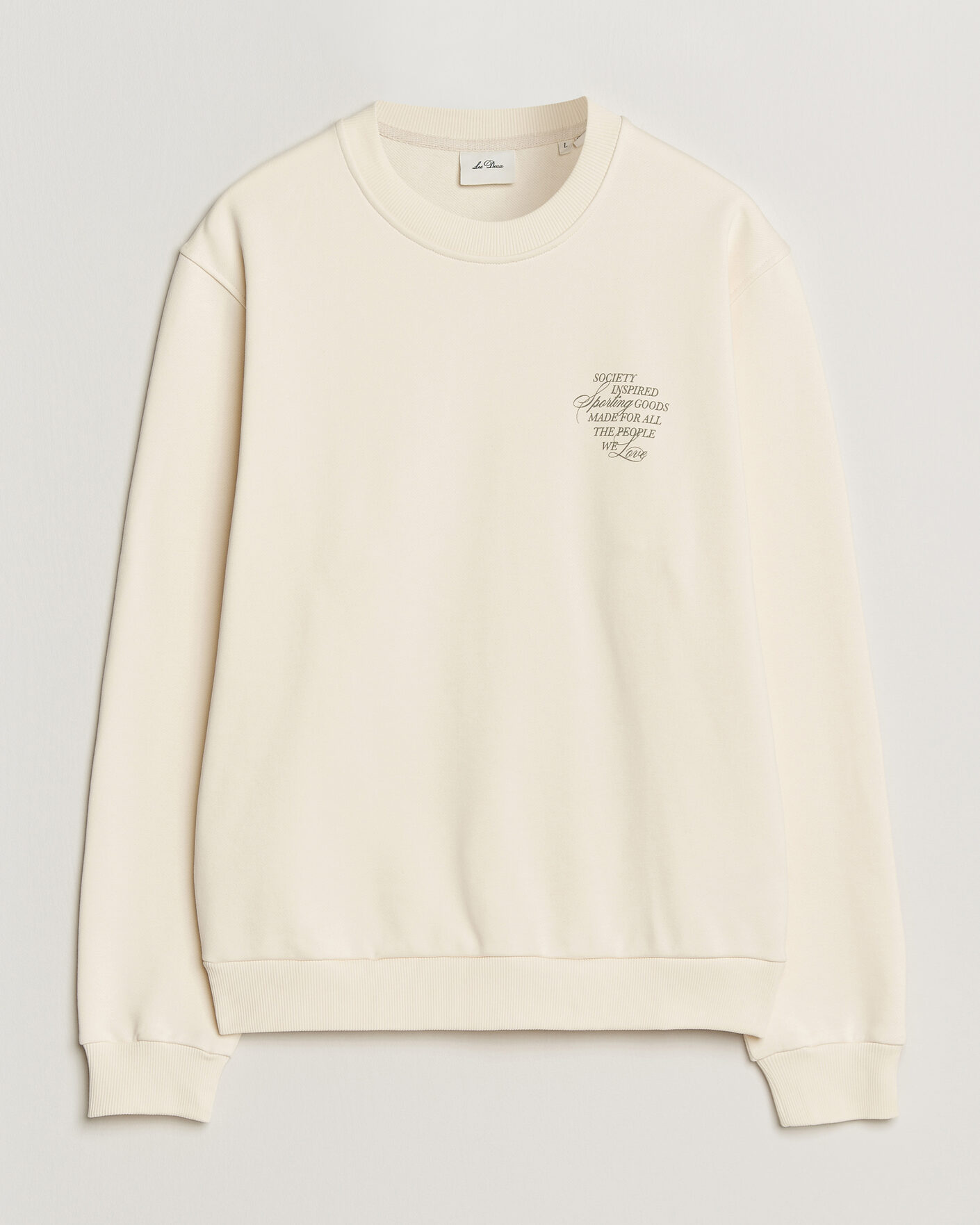 Men | Sweaters & Knitwear | LES DEUX | Ben Faience Sweatshirt Eggnog White