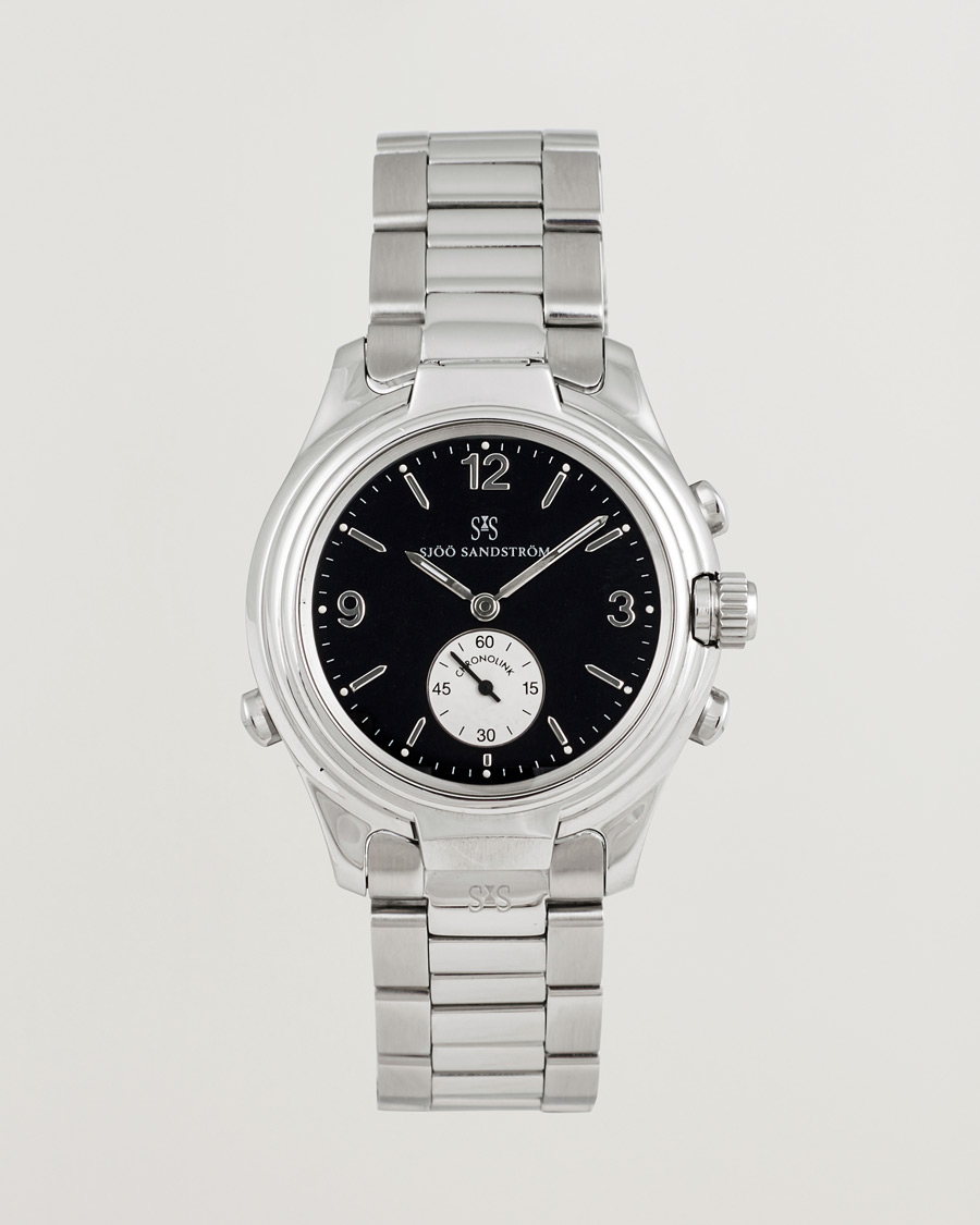Sjöö Sandström Pre-Owned Chronolink worldtimer at CareOfCarl.com