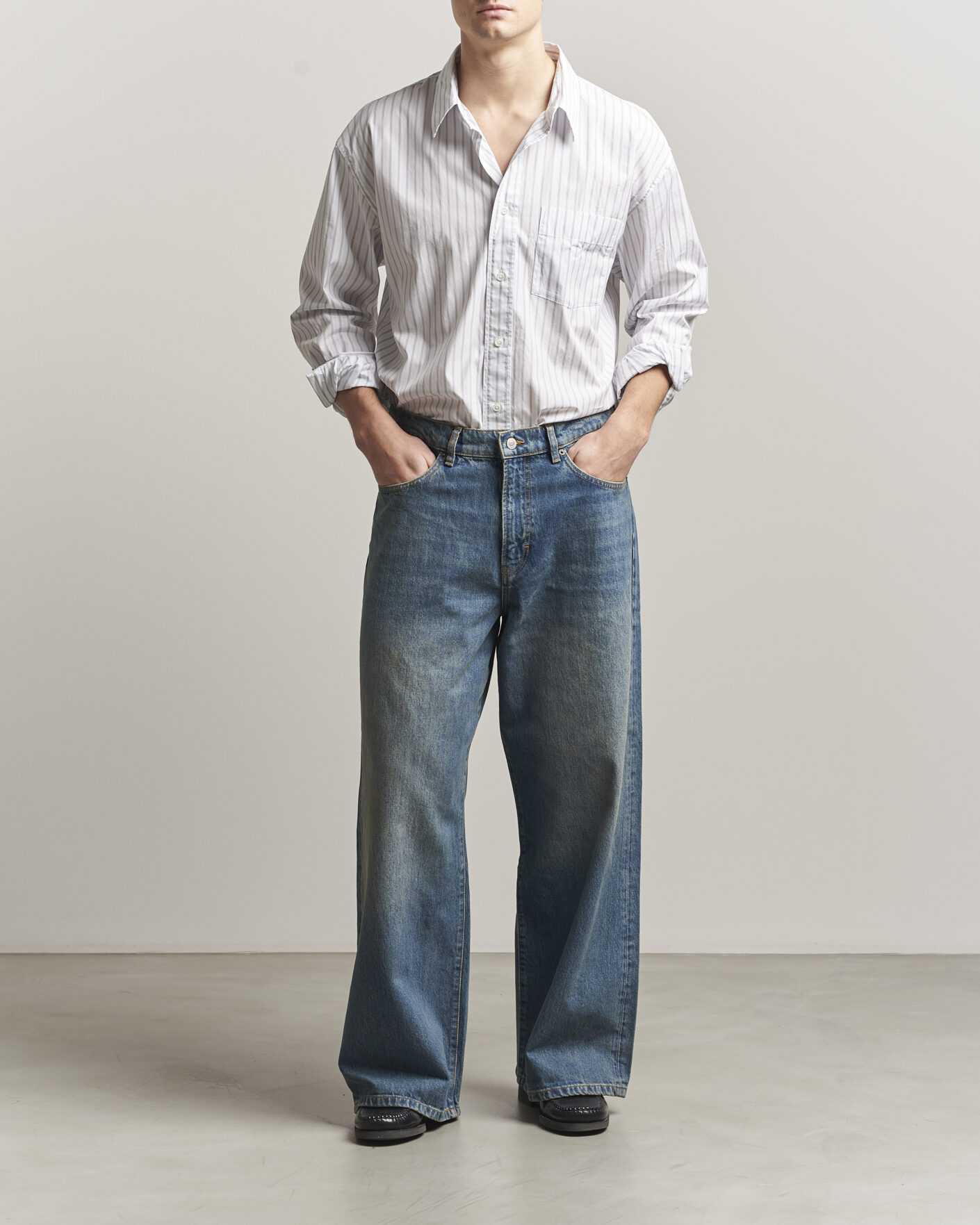 Men | Jeans | Jeanerica | Brera Straight Jeans 1990 Light Vintage
