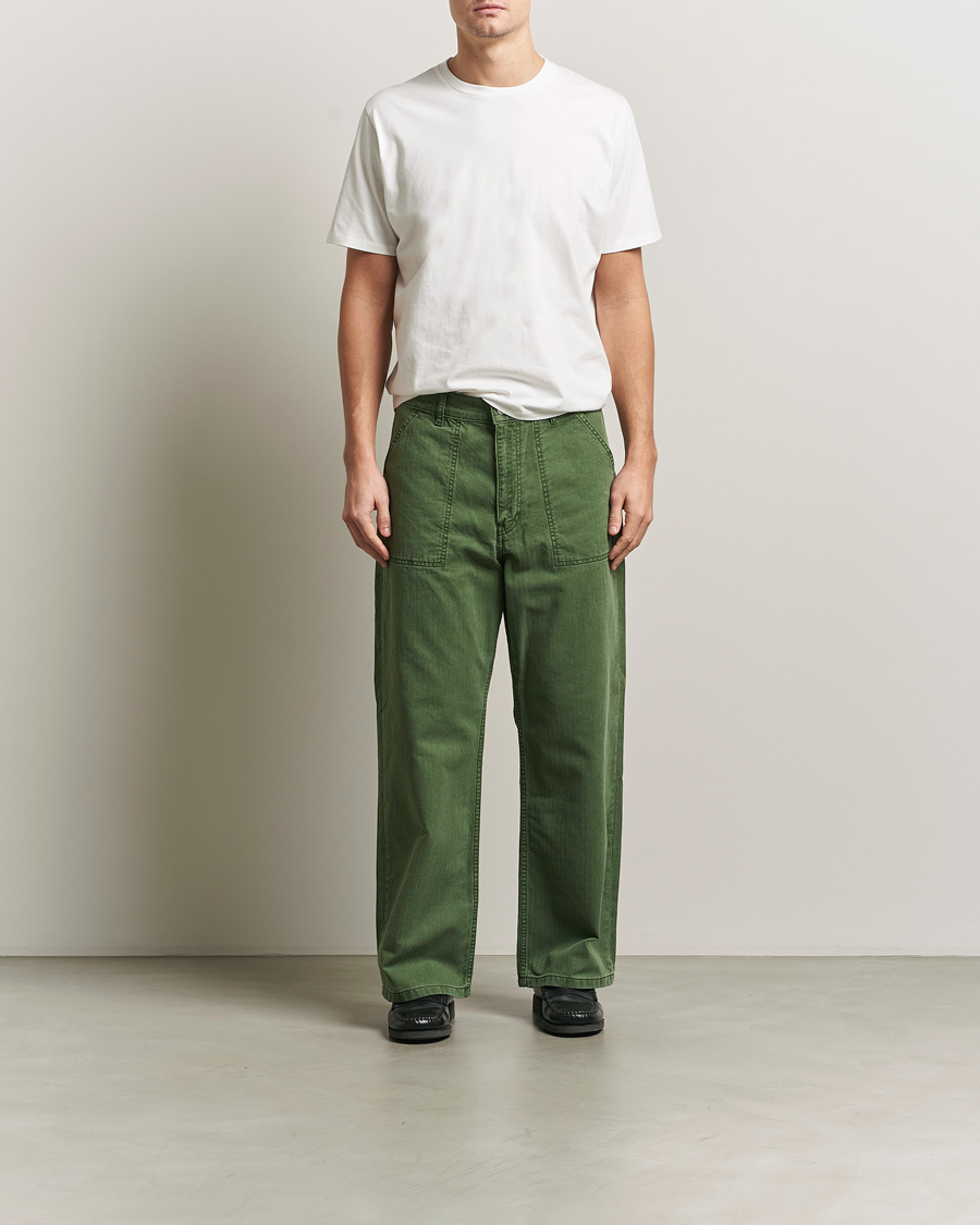 Men | T-Shirts | Jeanerica | Delon Crew Neck T-Shirt Natural White