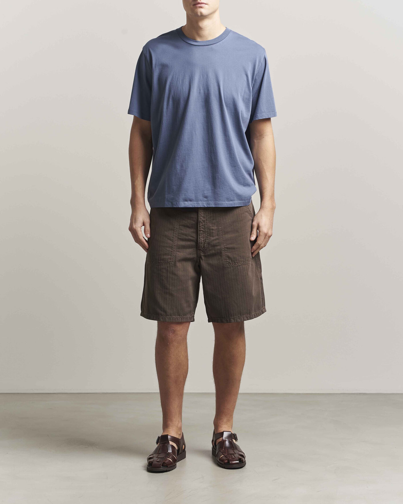 Men | T-Shirts | Jeanerica | Delon Crew Neck T-Shirt Blue