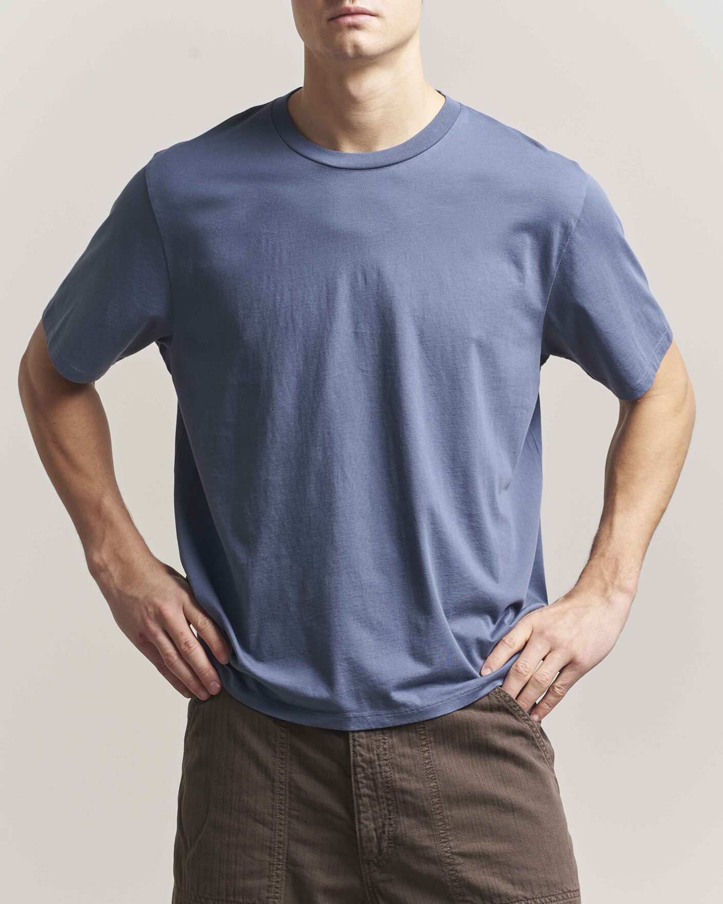 Men | T-Shirts | Jeanerica | Delon Crew Neck T-Shirt Blue