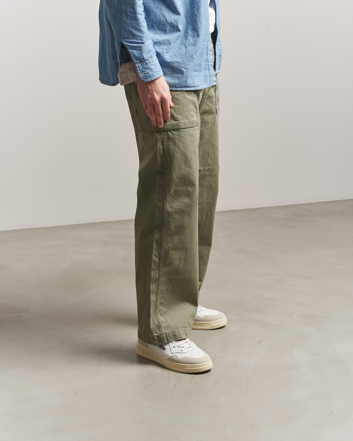 Men | Sneakers | Autry | Medalist Low Leather/Suede Sneaker White/Teak