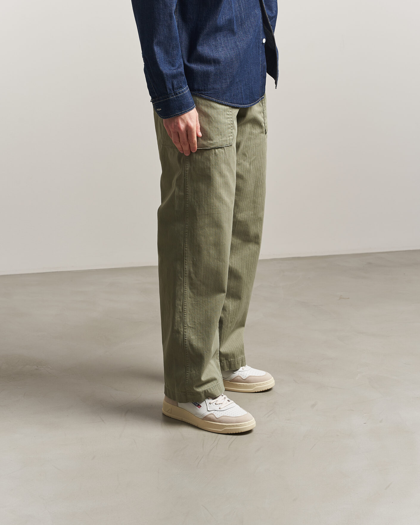 Men | Sneakers | Autry | Medalist Low Leather/Suede Sneaker White/Amazon