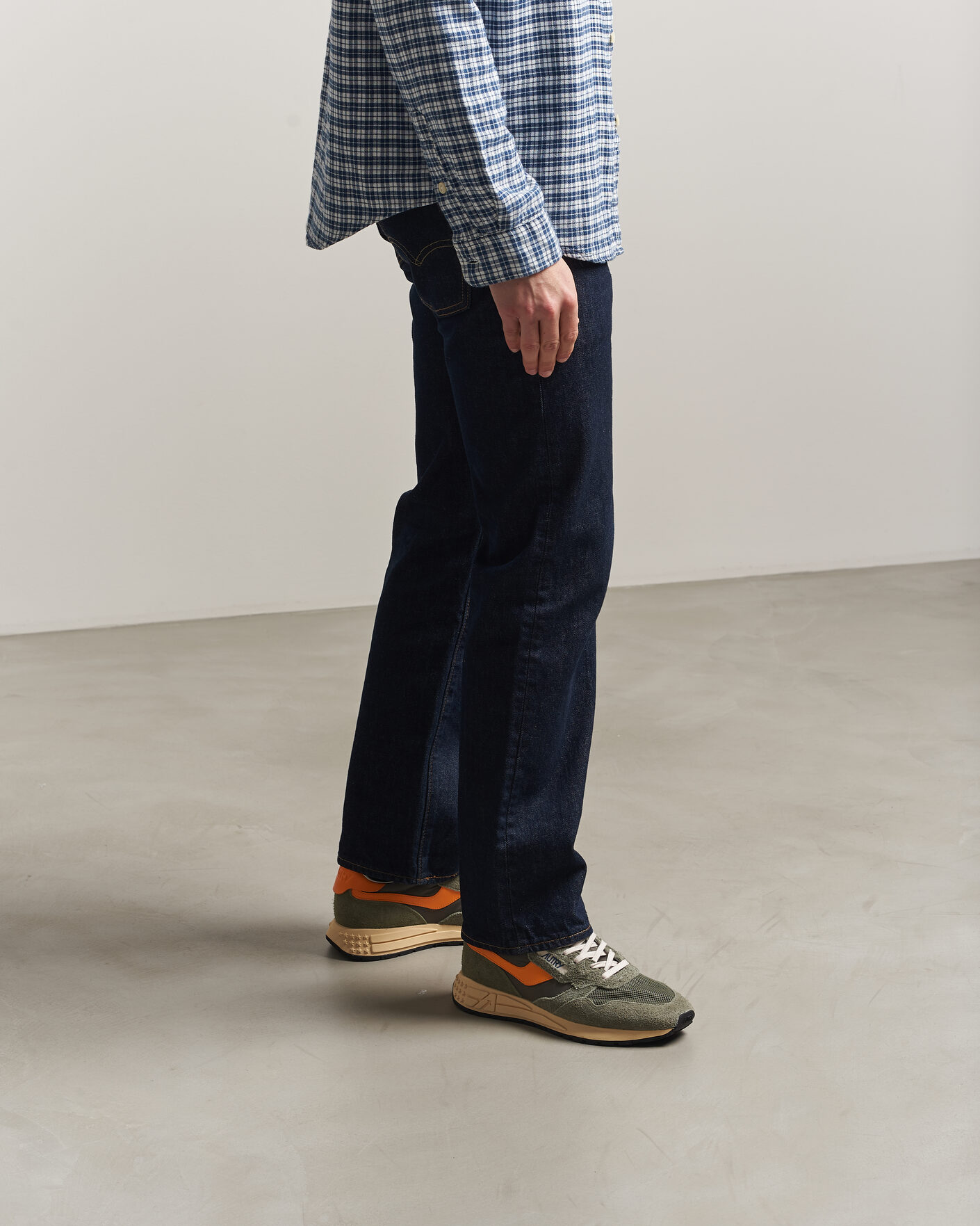 Men | Sneakers | Autry | Reelwind Running Sneaker Salvia/Smoked Green