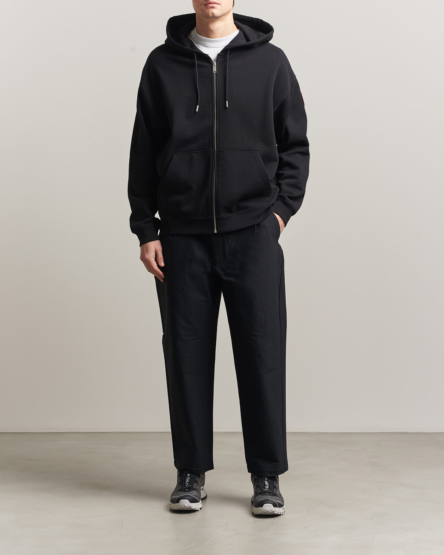 Men | Sweaters & Knitwear | Canada Goose | Rove Full Zip Hoody Black