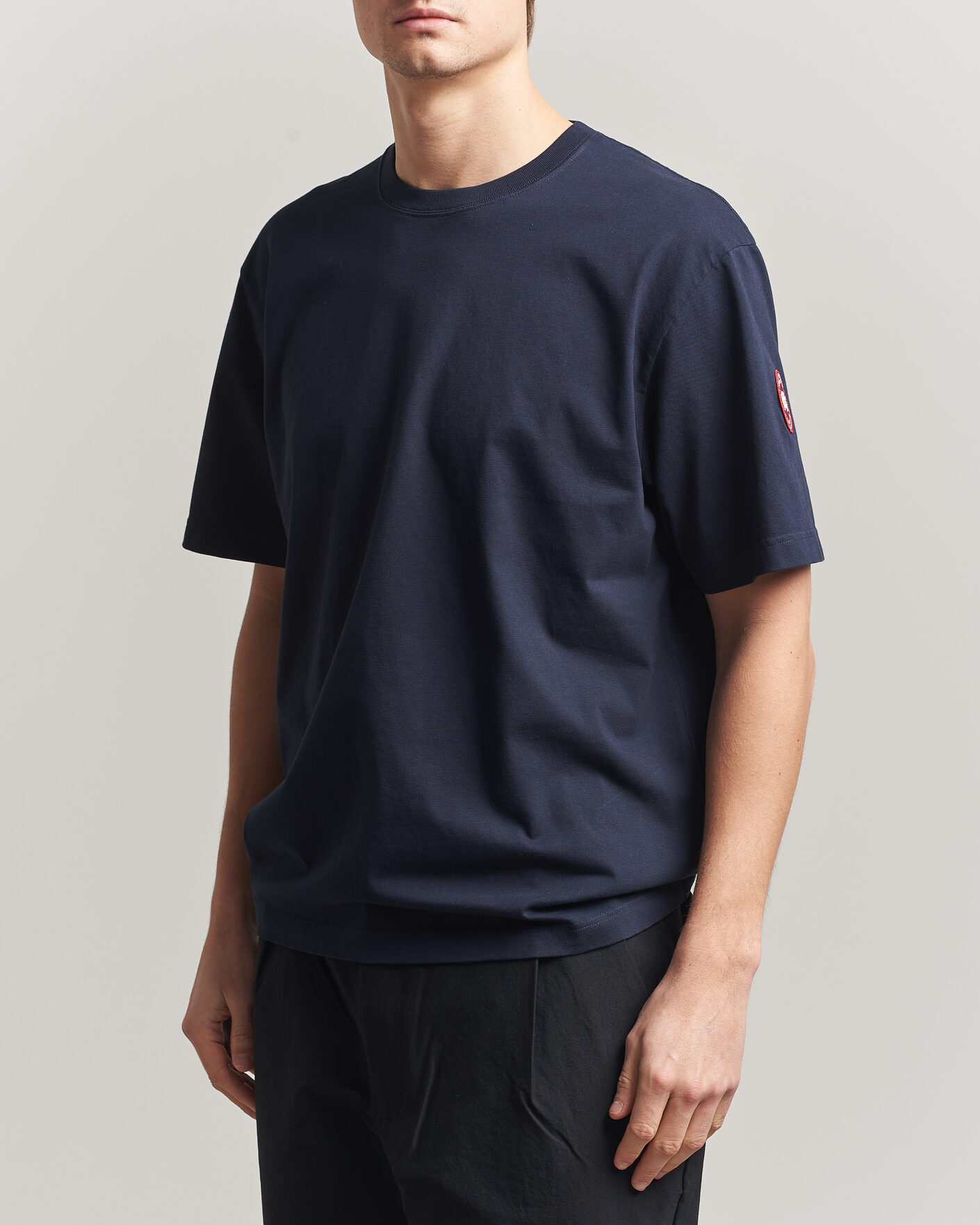 Thom Browne Short Sleeve Pocket T-Shirt Navy at CareOfCarl.com