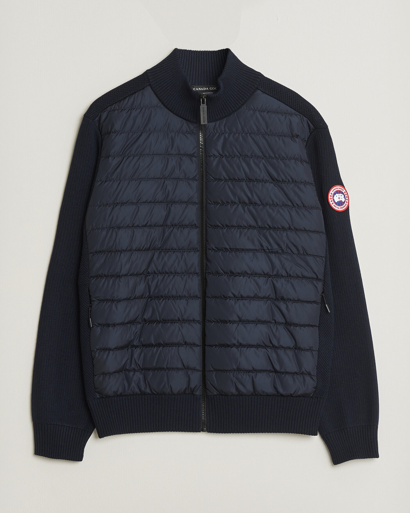 Men | Coats & Jackets | Canada Goose | Hybridge Knit Jacket Nocturne