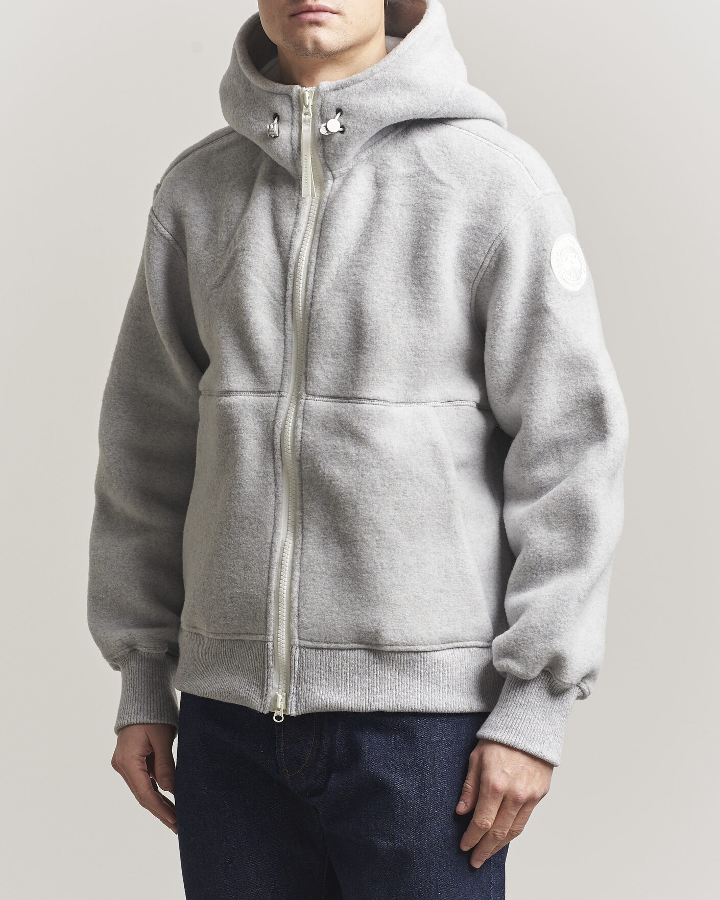 Men | Coats & Jackets | Canada Goose | Chillwack Fleece Bomber Silverbirch Heather