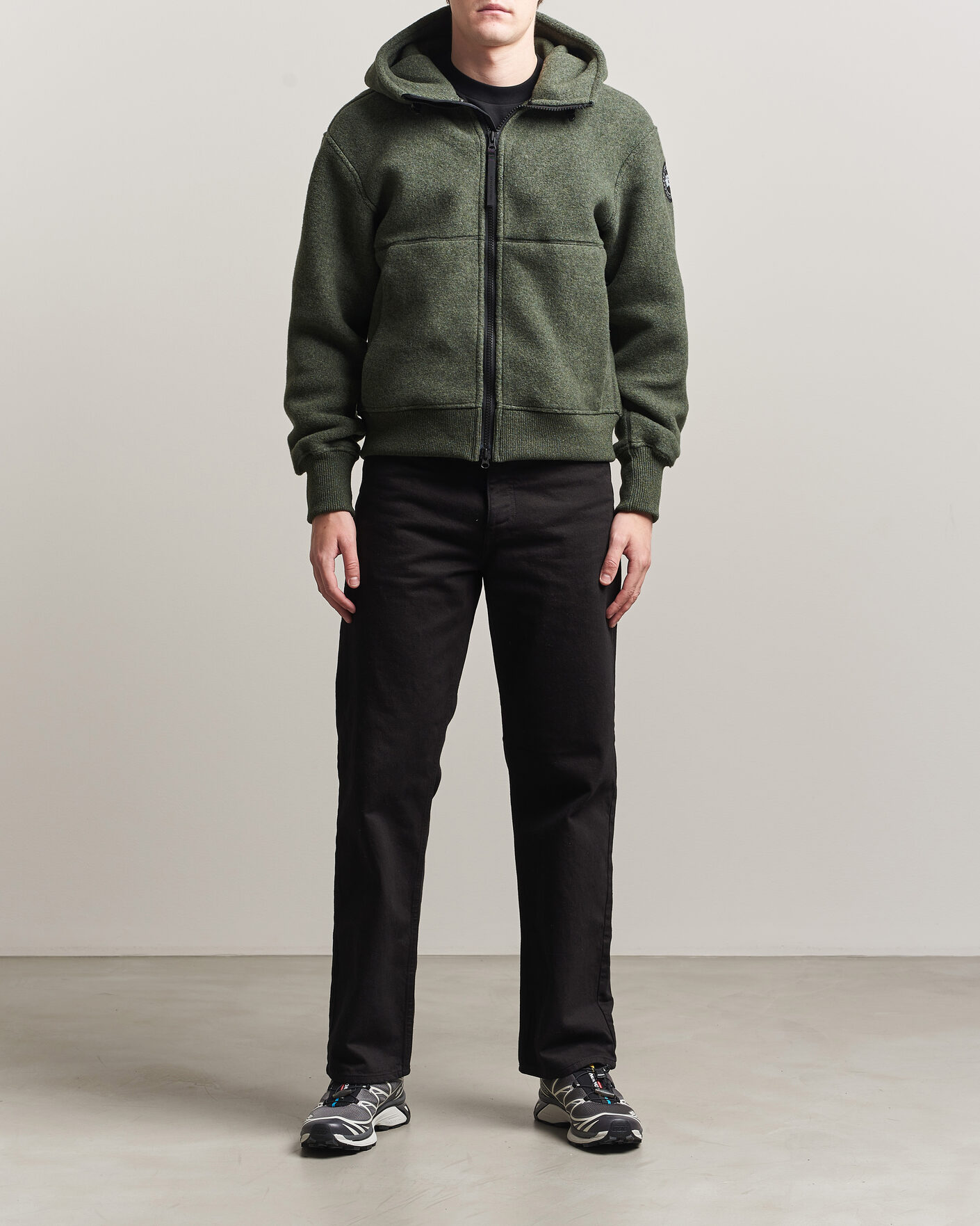 Men | Coats & Jackets | Canada Goose | BD Chillwack Fleece Bomber Moss Khaki