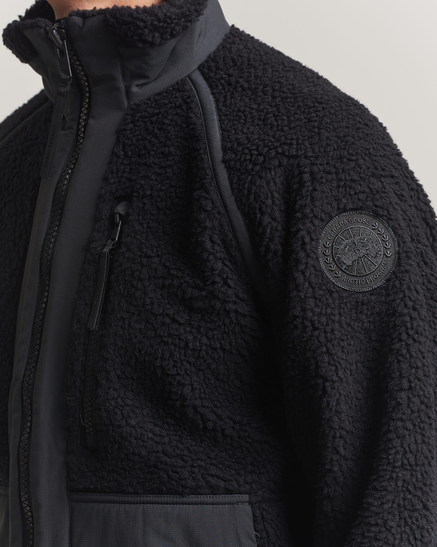 Men | Coats & Jackets | Canada Goose Black Label | Westport Fleece Jacket Black