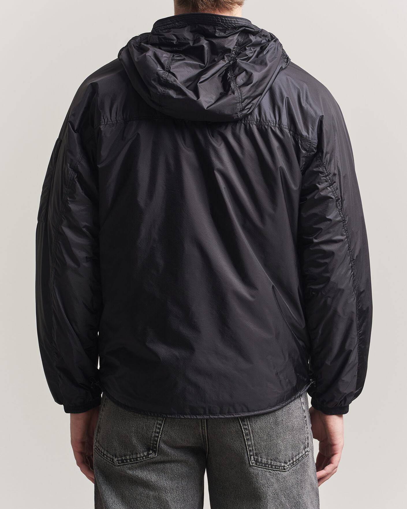 Men | Coats & Jackets | C.P. Company | Nada Shield Primaloft Padded Hood Jacket Black