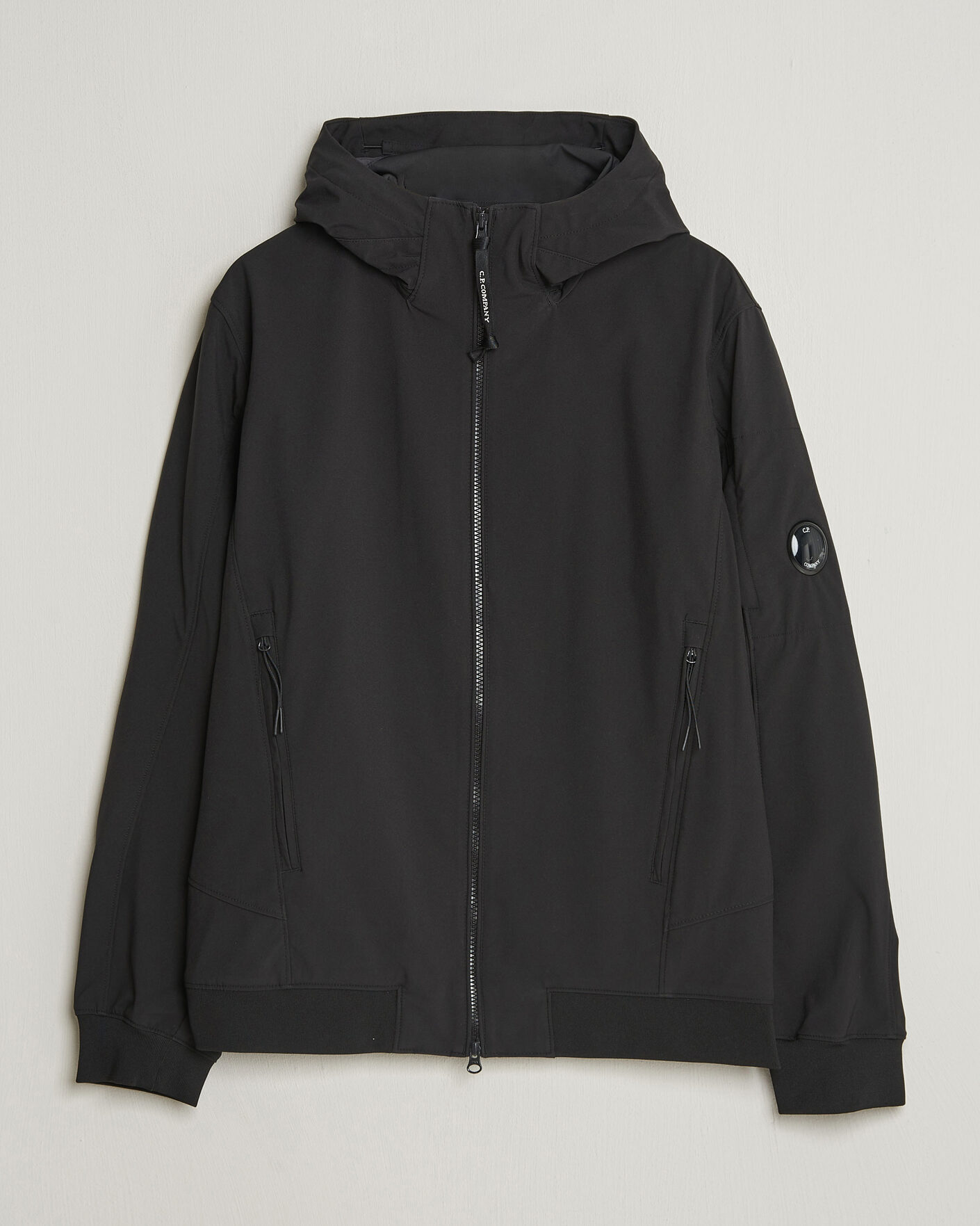 Men | Coats & Jackets | C.P. Company | Shell R Hooded Jacket Black