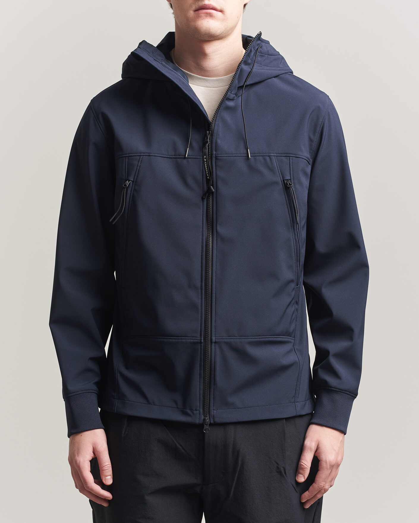 Men | Coats & Jackets | C.P. Company | Shell-R Goggle Hood Jacket Navy