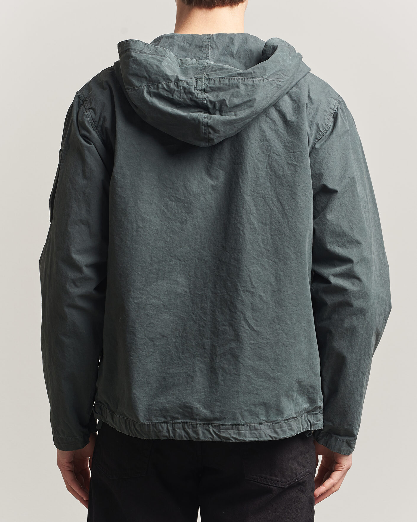 Men | Coats & Jackets | C.P. Company | Micro Reps Hooded Jacket Dark Grey