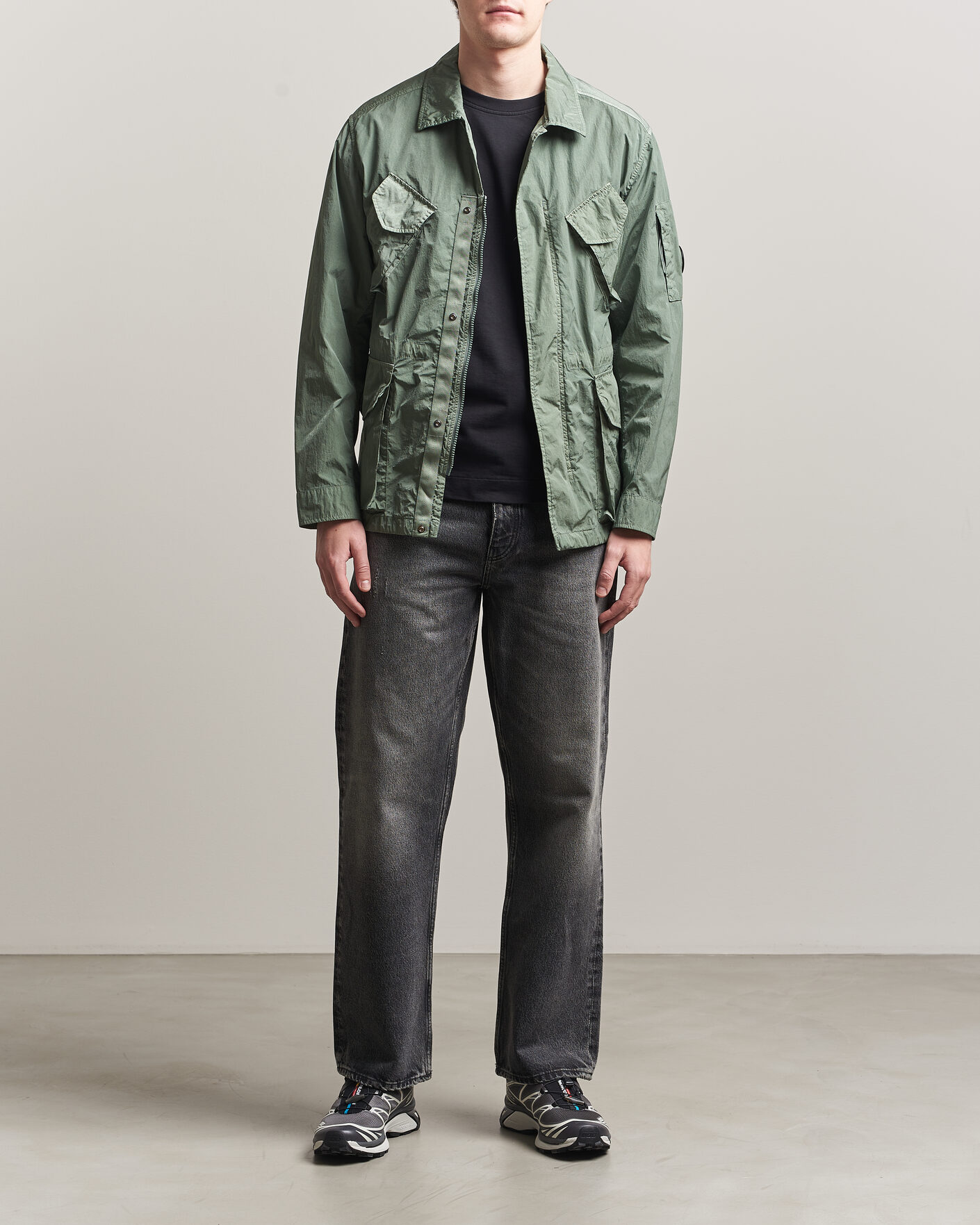 C.P. Company Heavy Chrome R Jungle Jacket Green at CareOfCarl.com