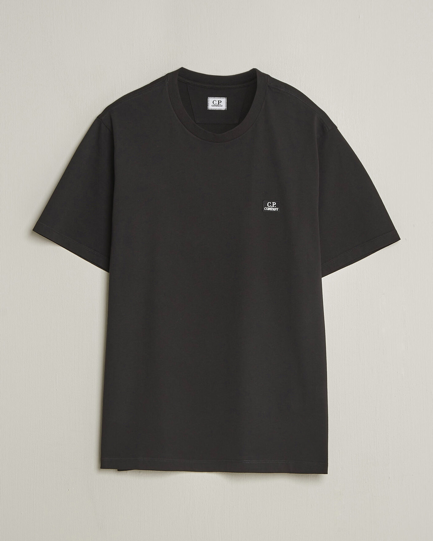 Men | T-Shirts | C.P. Company | Short Sleeve Small Logo T-Shirt Black