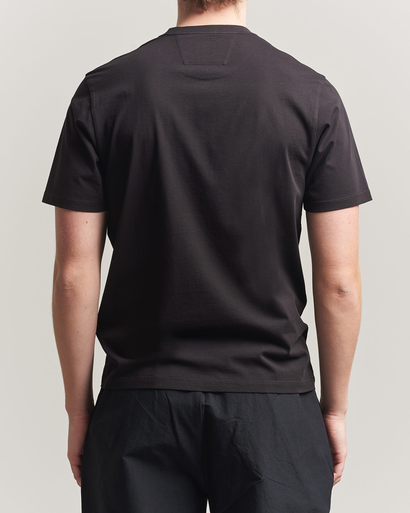 Men | T-Shirts | C.P. Company | Short Sleeve Small Logo T-Shirt Black