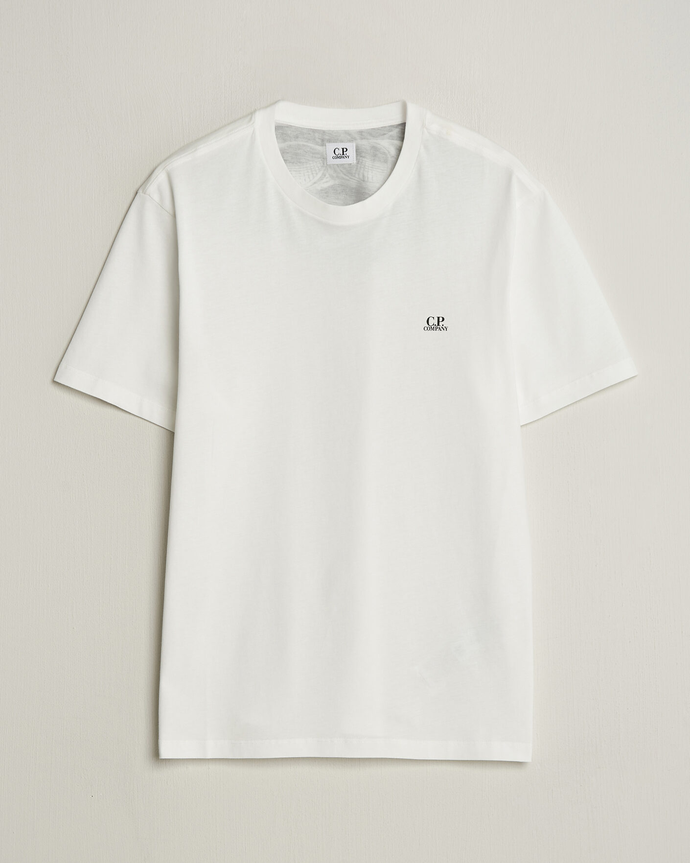 Men | T-Shirts | C.P. Company | Short Sleeve Back Print T-Shirt White