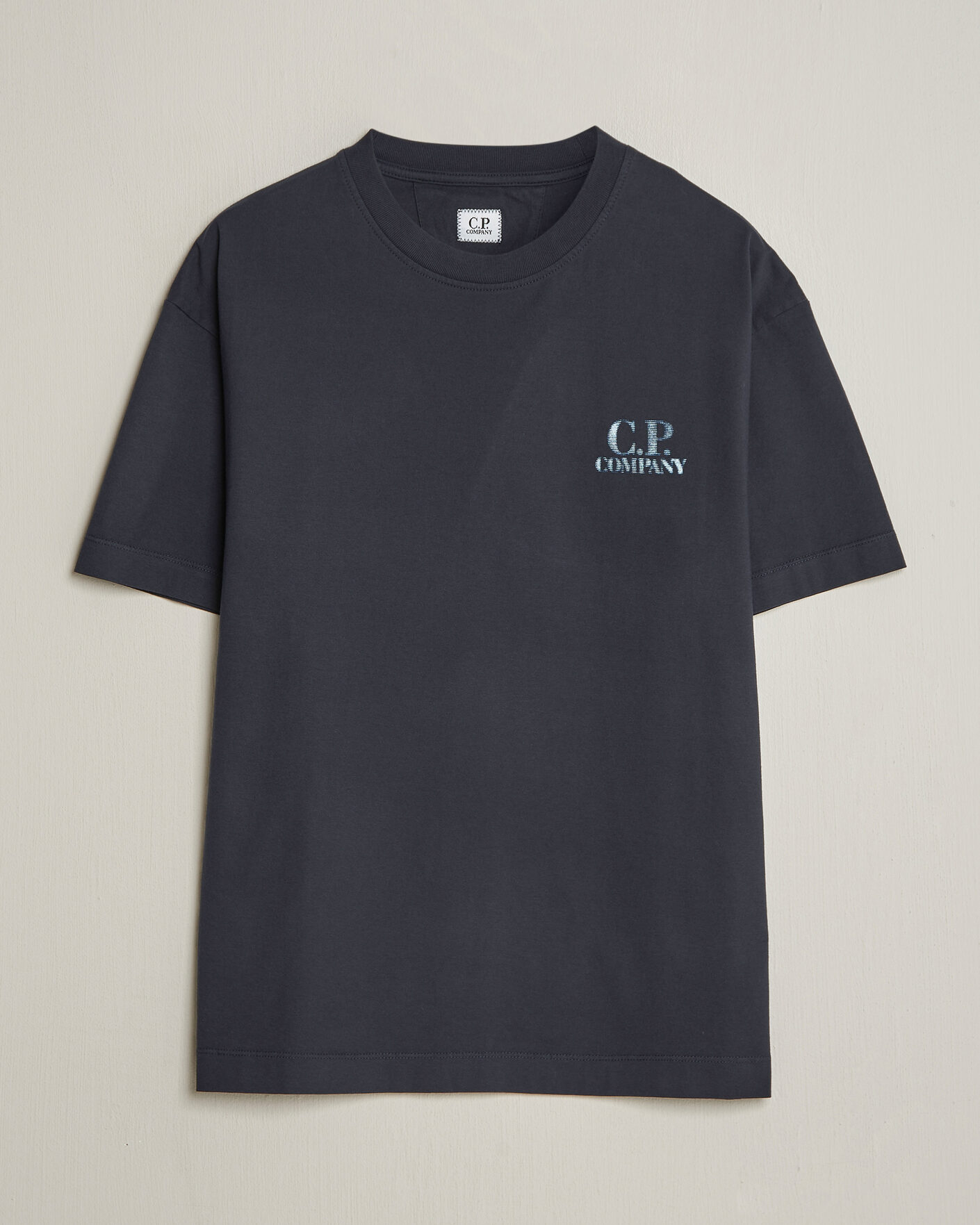 Men | T-Shirts | C.P. Company | Short Sleeve Back Print T-Shirt Navy