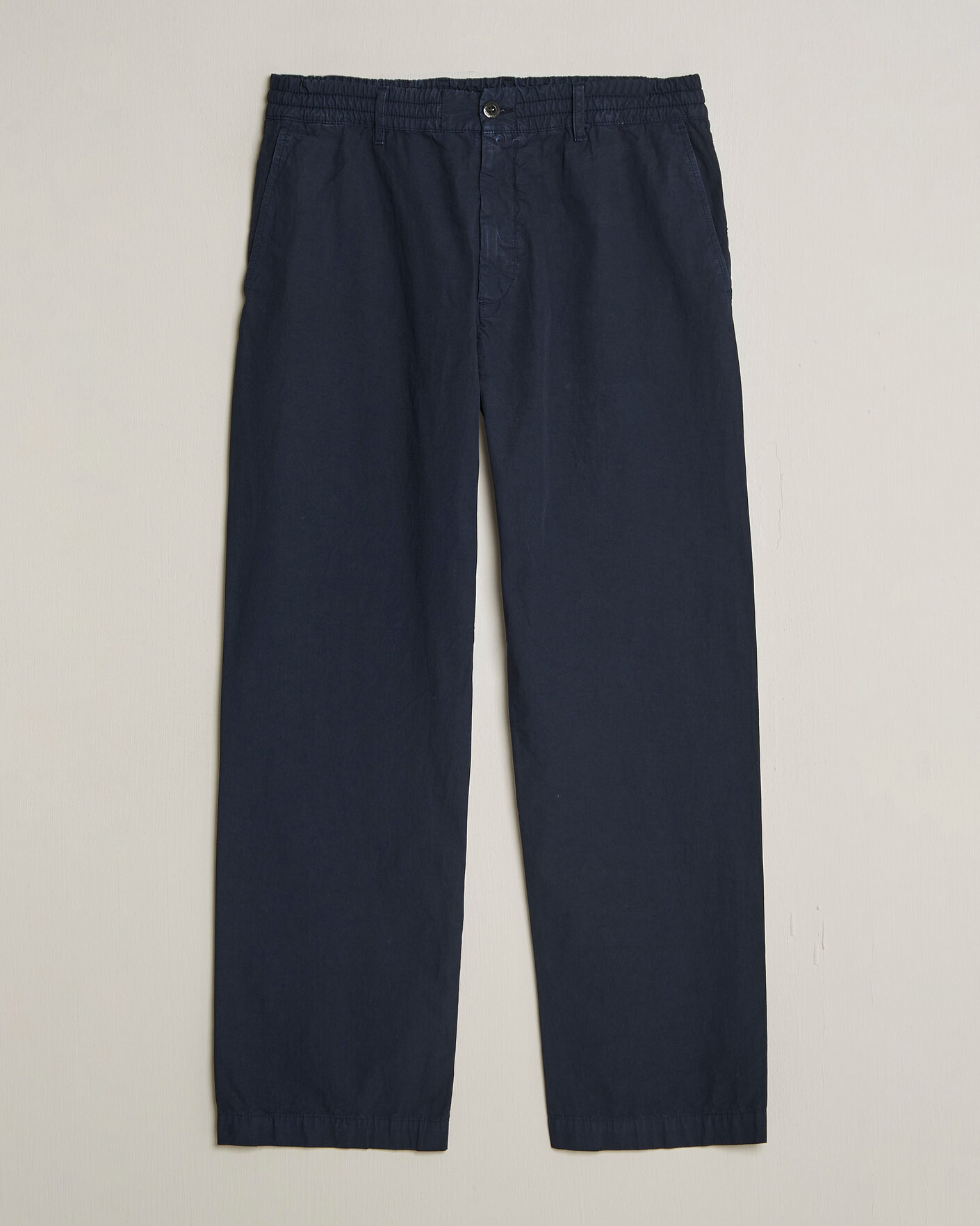 Men | Trousers | C.P. Company | Micro Reps Drawstring Pants Navy
