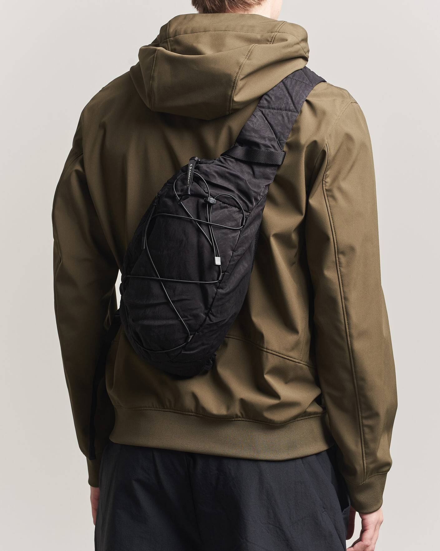 C.P. Company Nylon B Accessories Shoulder Bag Black at CareOfCarl.com