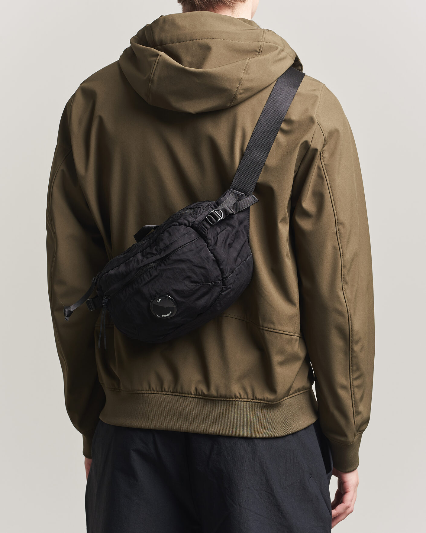 Men | Bags | C.P. Company | Nylon B Small Accessorie Bag Black