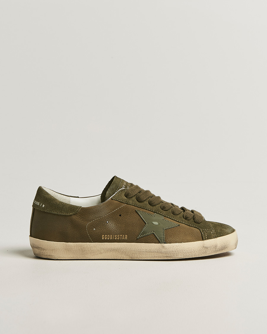 Men | Sneakers | Golden Goose | Super-Star Sneakers Olive Night