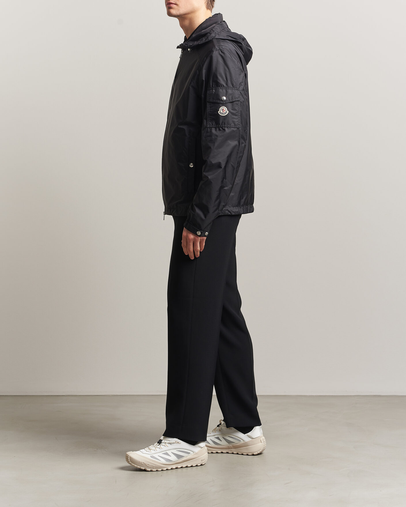 Men | Coats & Jackets | Moncler | Etiache Hooded Jacket Black