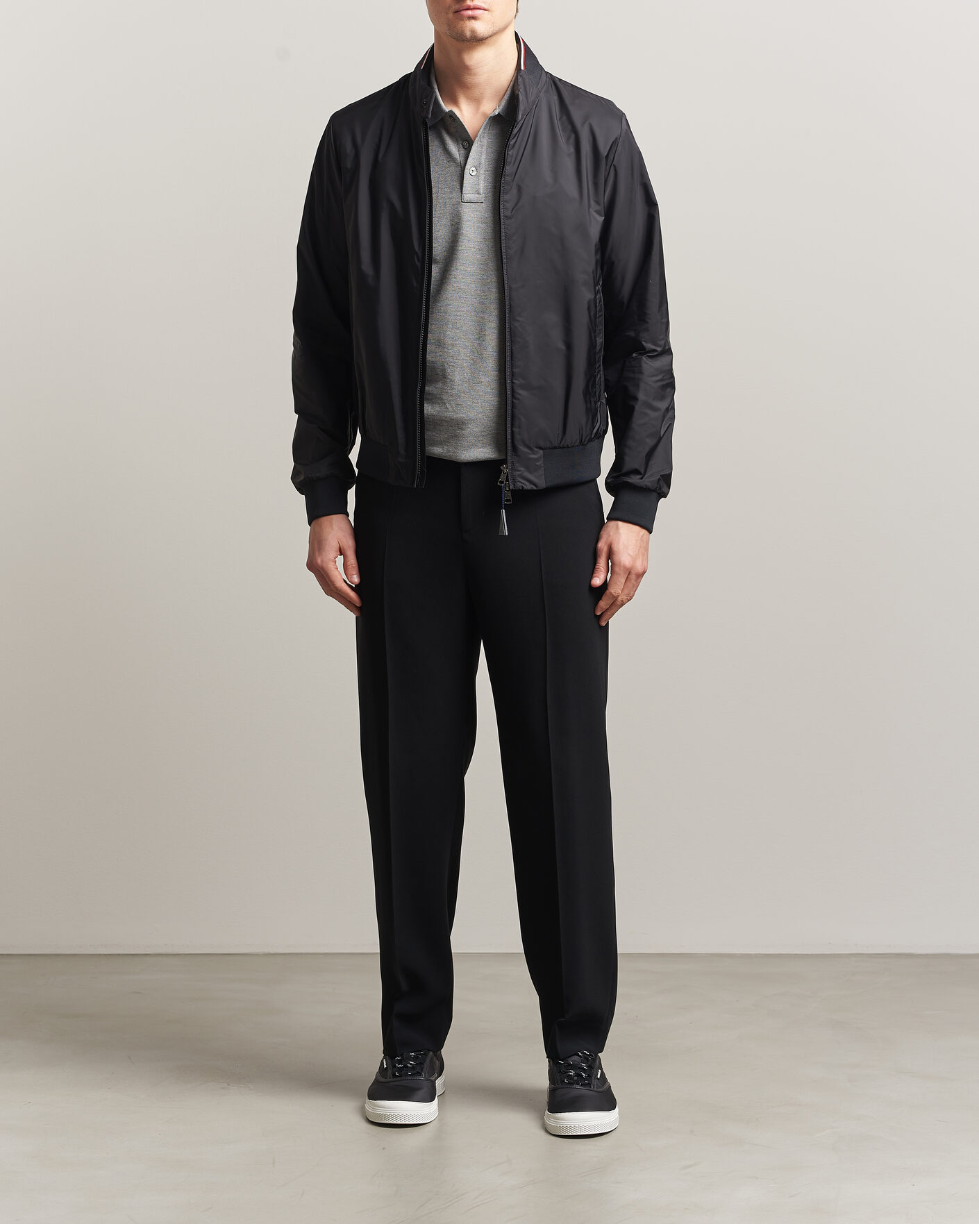 Moncler Reppe Bomber Jacket Black at CareOfCarl.com