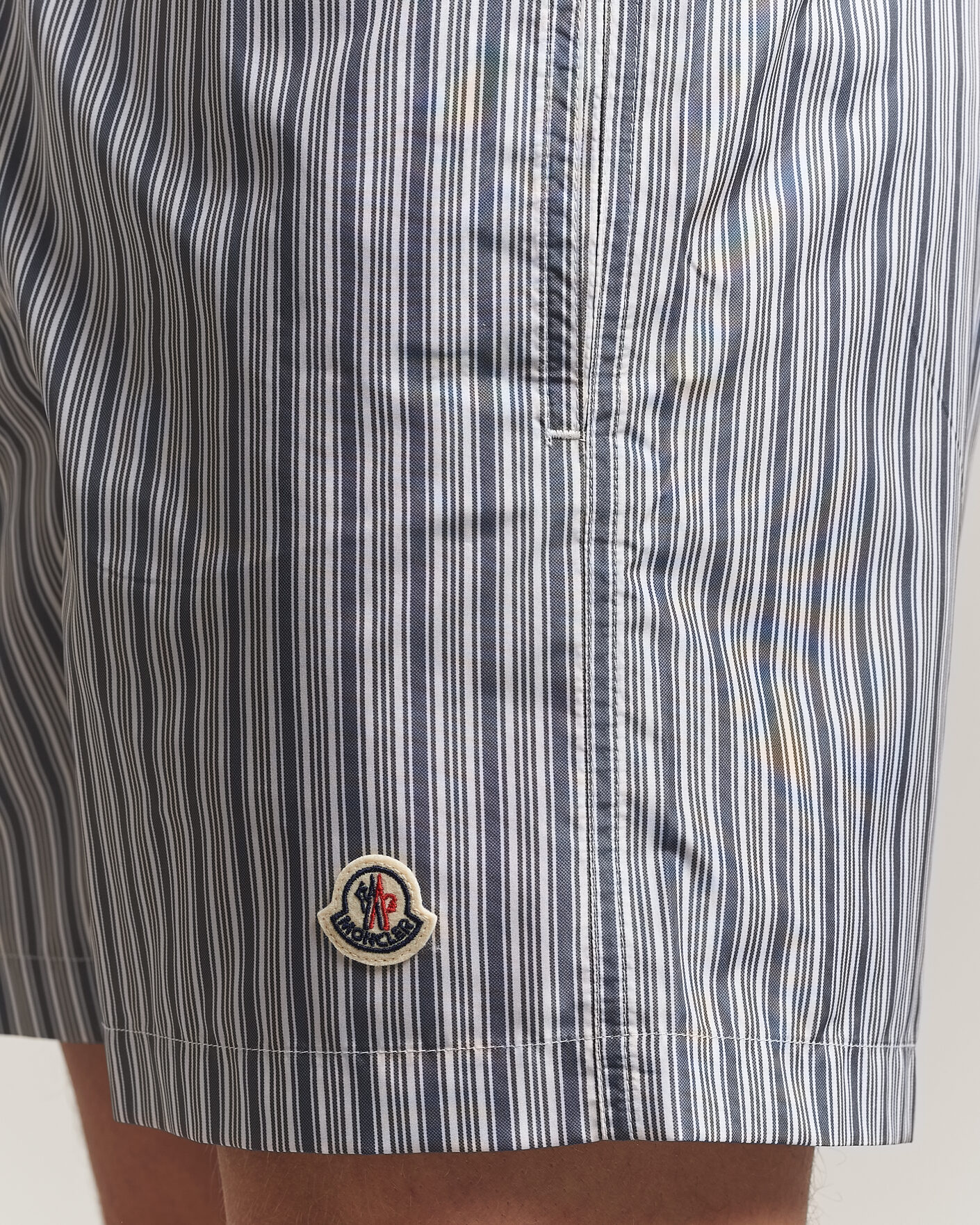 Men | Swimwear | Moncler | Nylon Swim Shorts Blue Stripe