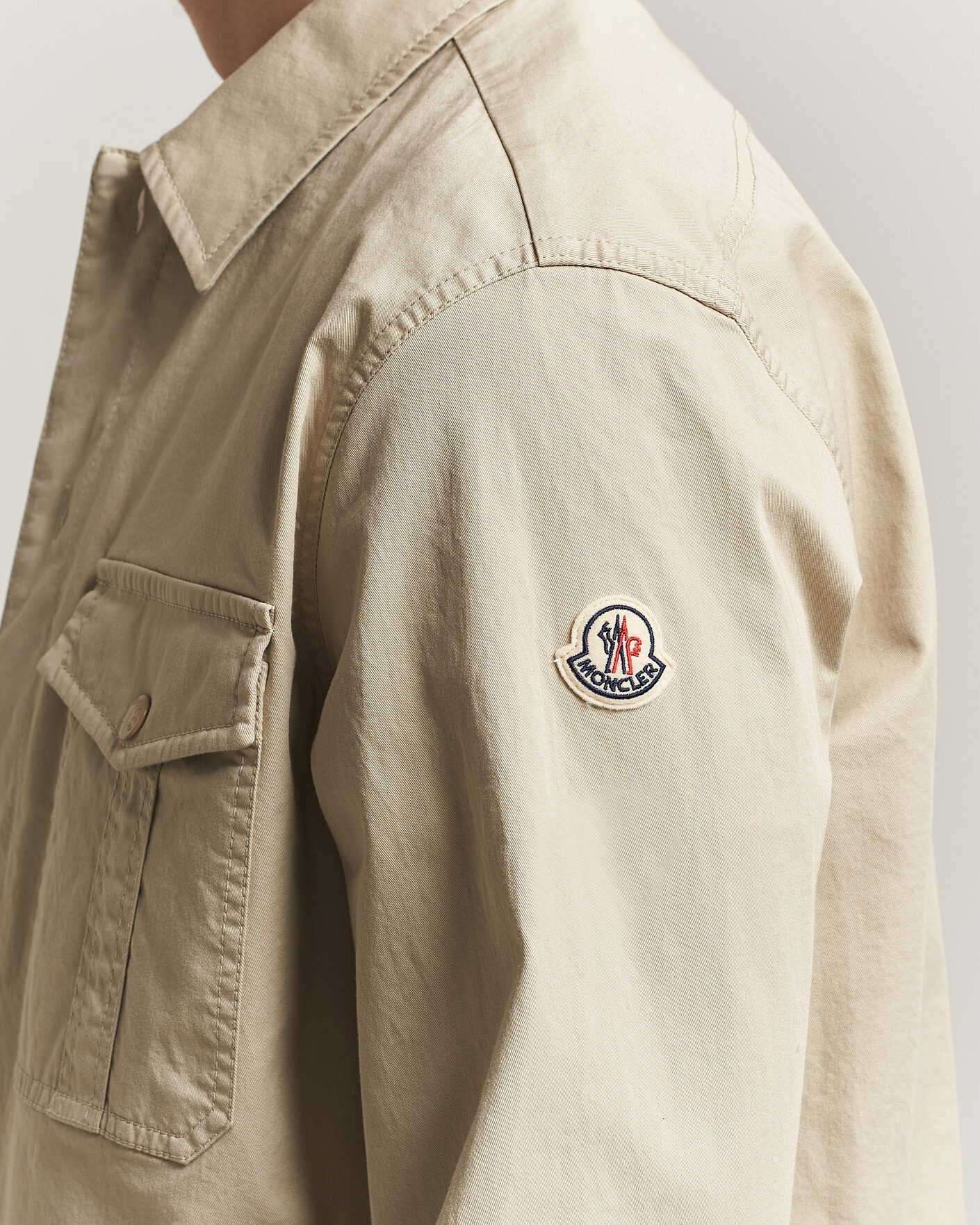 Men | Shirts | Moncler | Double Pocket Overshirt Beige