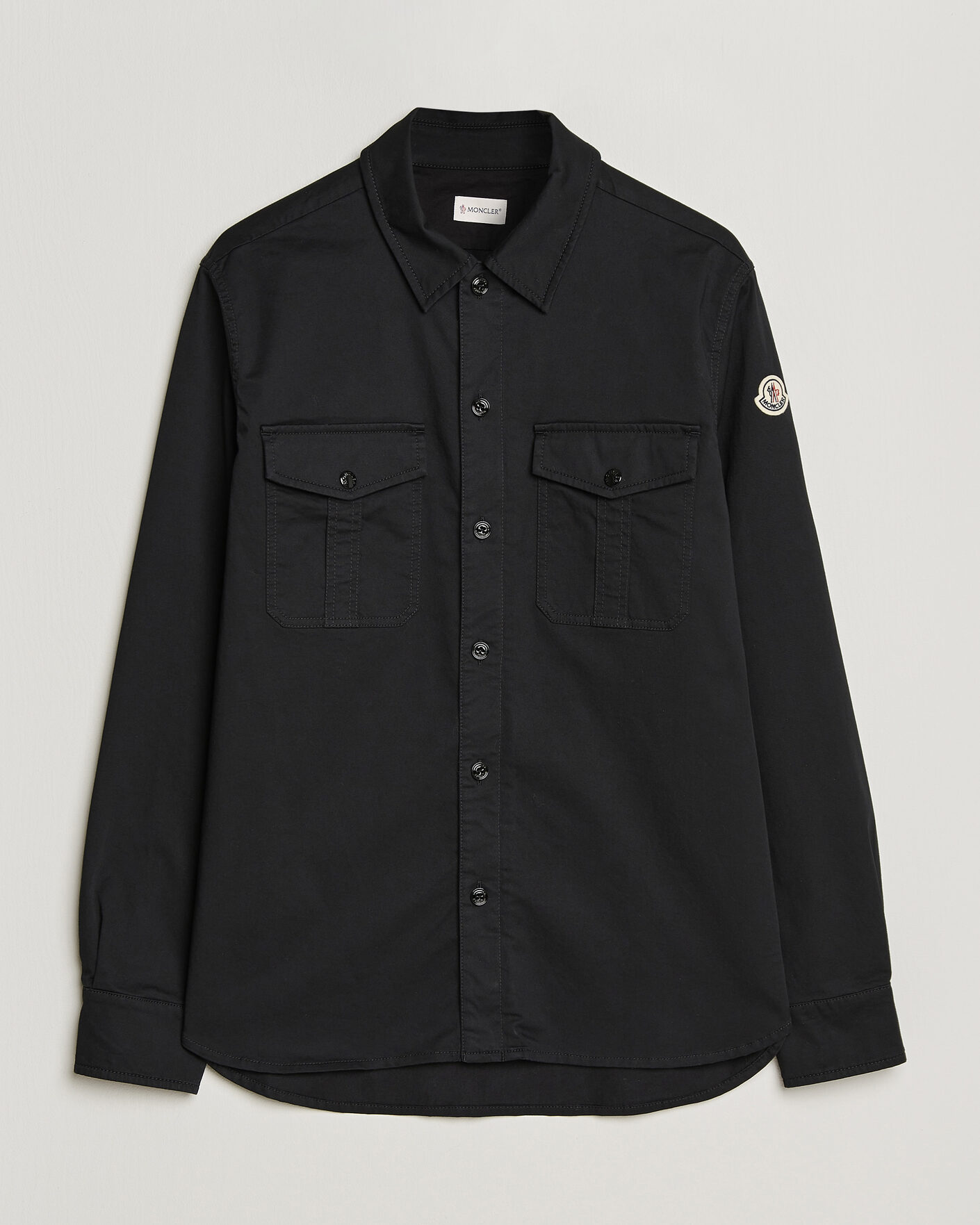 Men | Shirts | Moncler | Double Pocket Overshirt Black