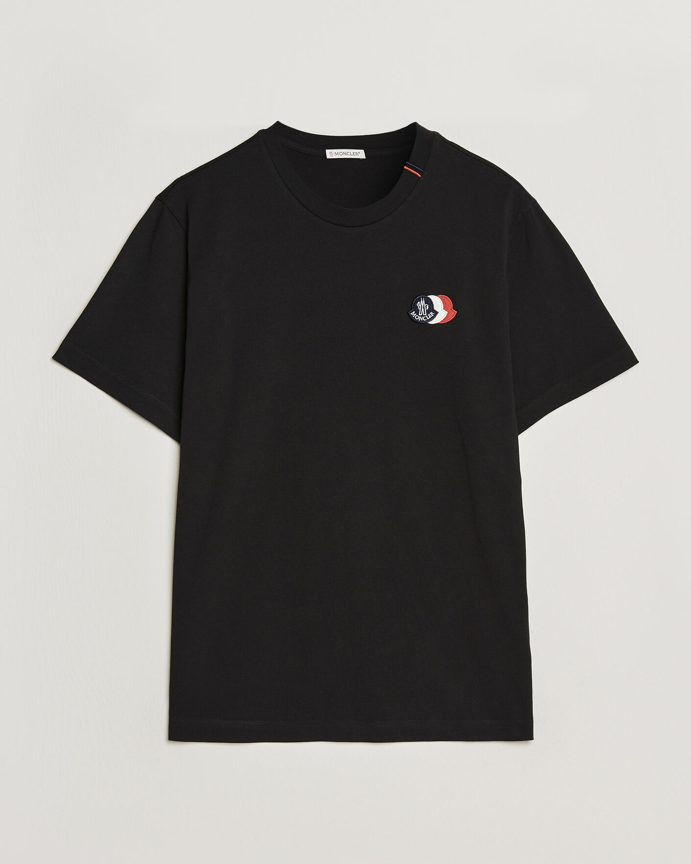 Men | T-Shirts | Moncler | Tricolore Logo T-Shirt Black