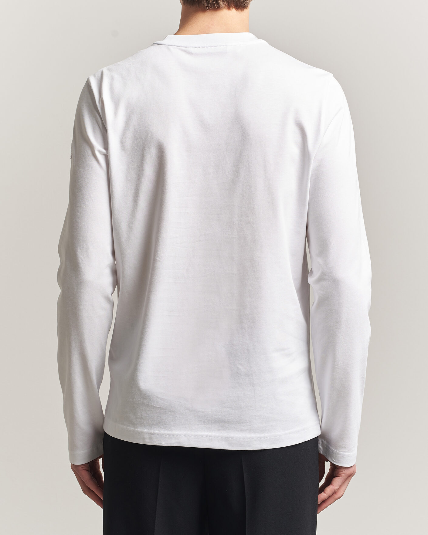 Men | T-Shirts | Moncler | Graphic Long Sleeve T-Shirt White