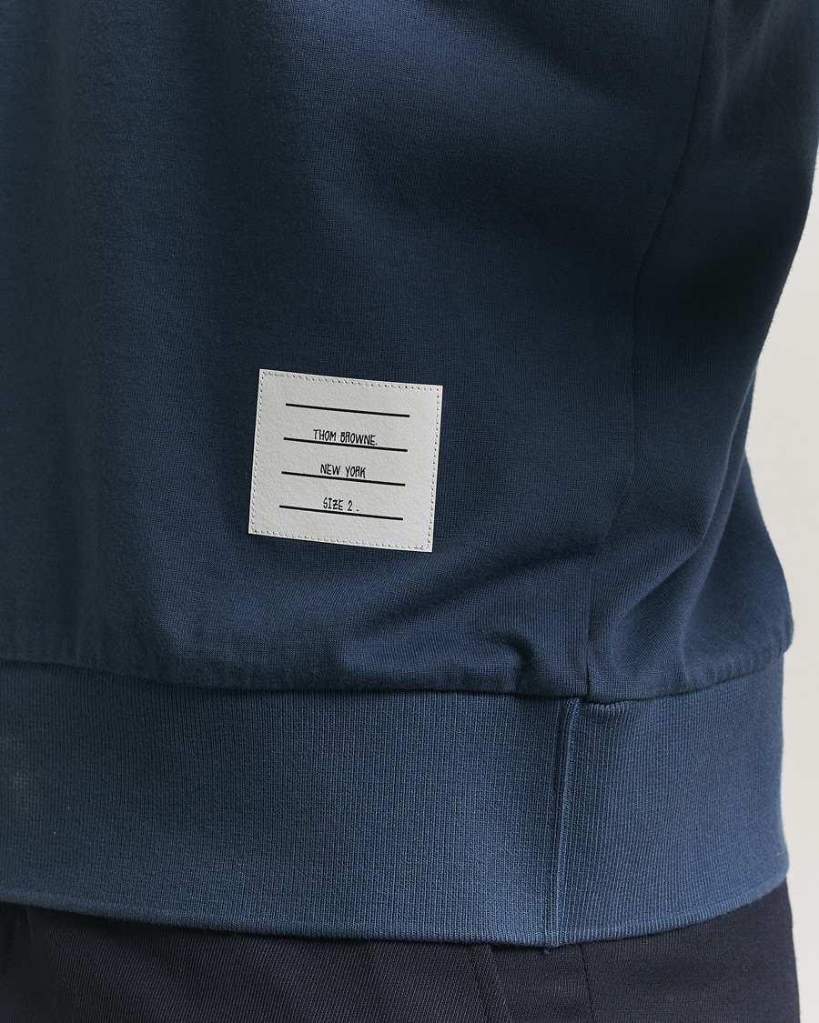 Men | Polo Shirts | Thom Browne | Overdyed 4 Bar Polo Navy