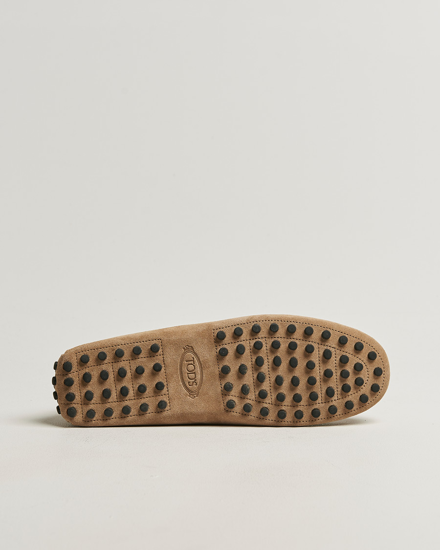 Men | Moccasins | Tod's | Lacetto Gommino Carshoe Beige Suede