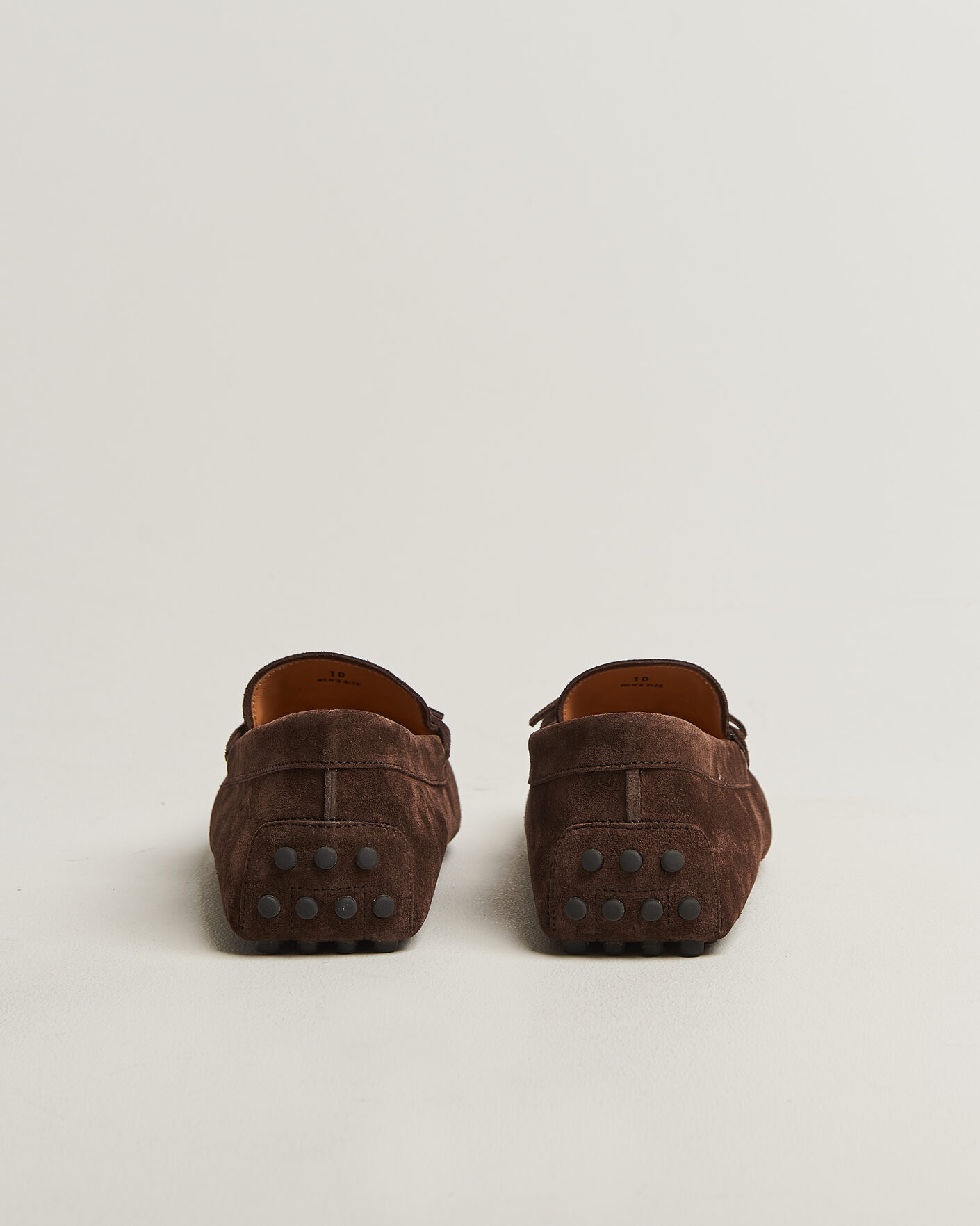Men | Moccasins | Tod's | Lacetto Gommino Carshoe Dark Brown Suede