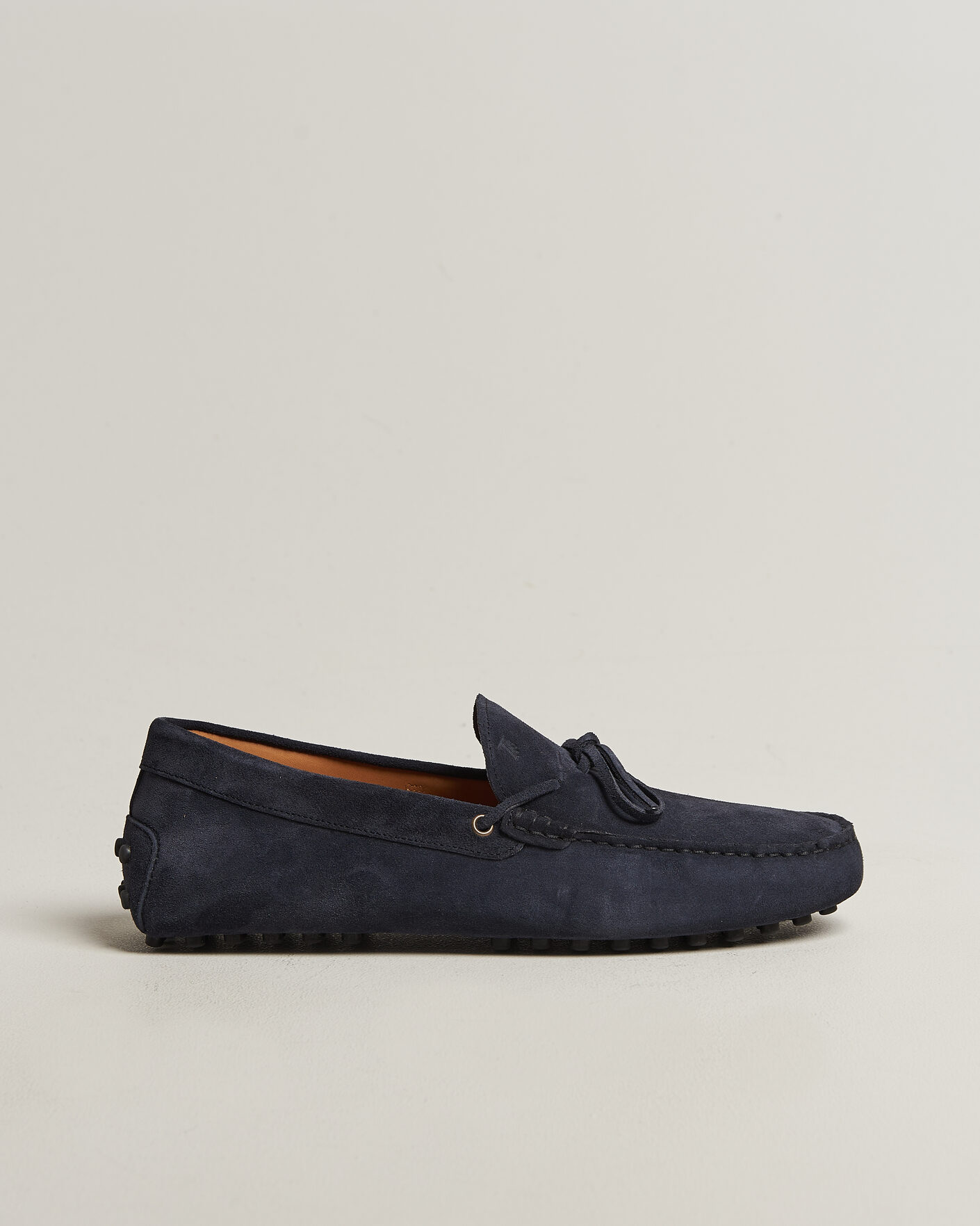 Men | Moccasins | Tod's | Lacetto Gommino Carshoe Navy Suede