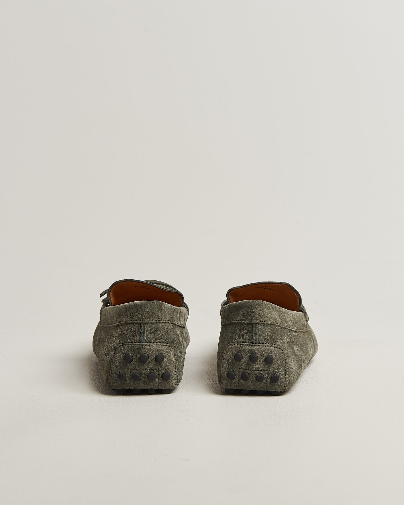 Men | Moccasins | Tod's | Lacetto Gommino Carshoe Green Suede