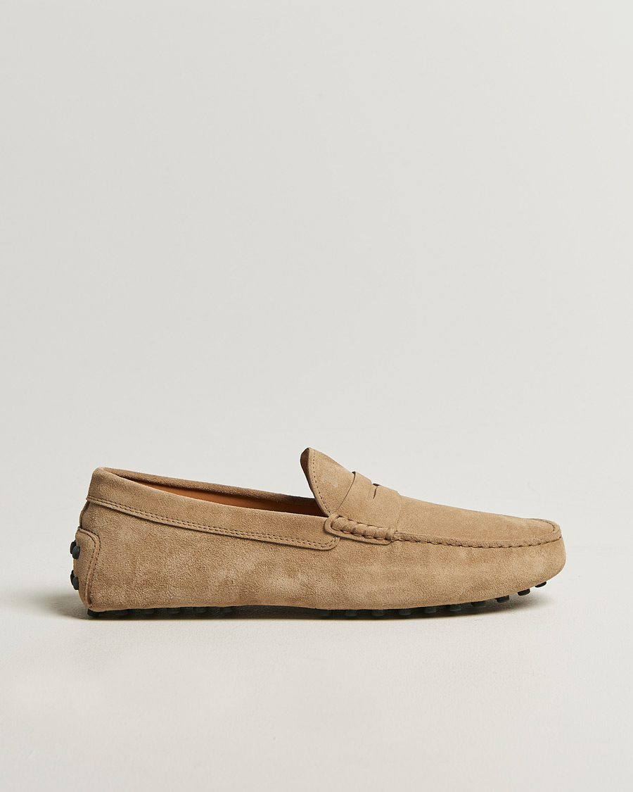 Men | Moccasins | Tod's | Gommino Carshoe Beige Suede