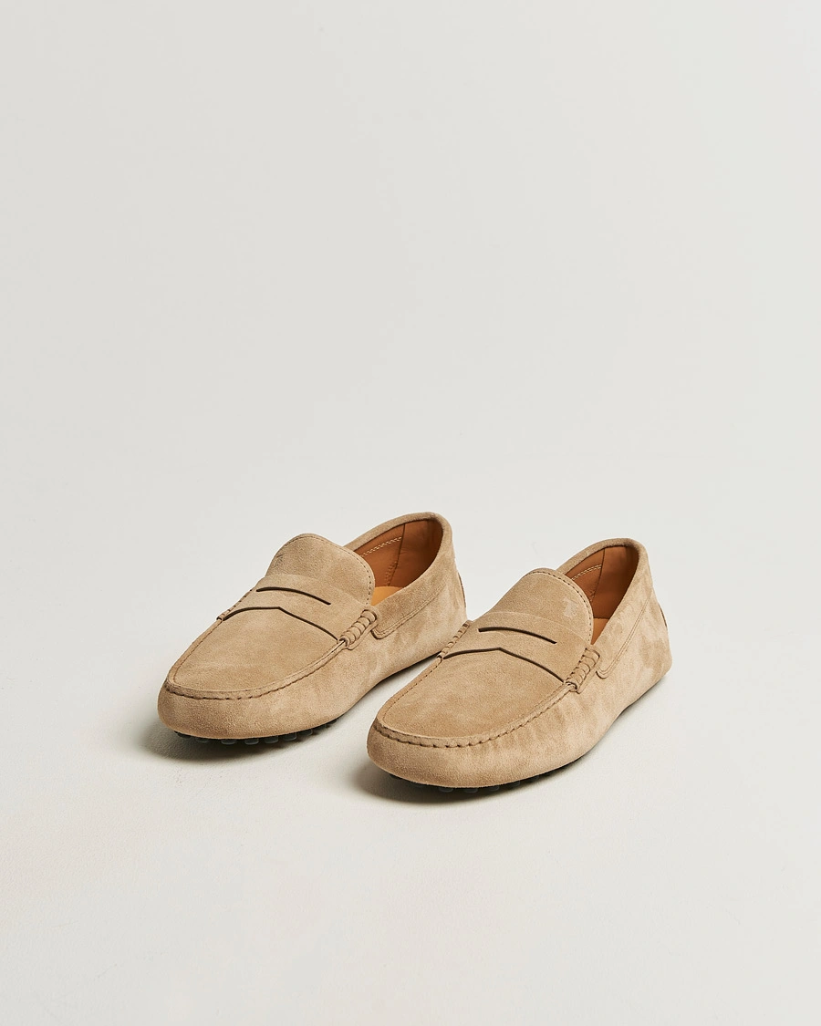 Men | Moccasins | Tod's | Gommino Carshoe Beige Suede